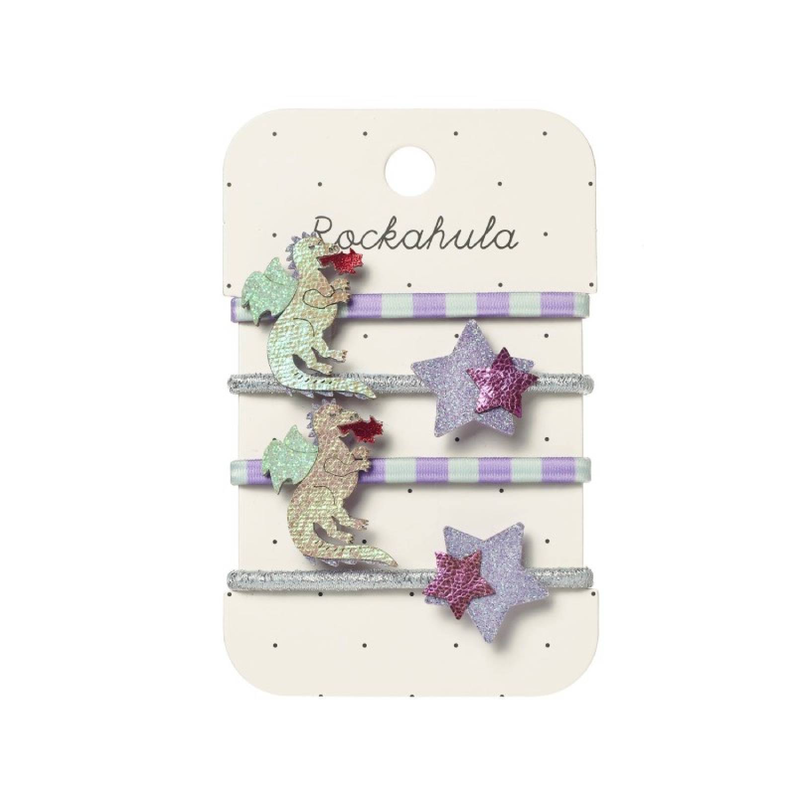 Set Of 4 Stardust Dragon Hair Ponies
