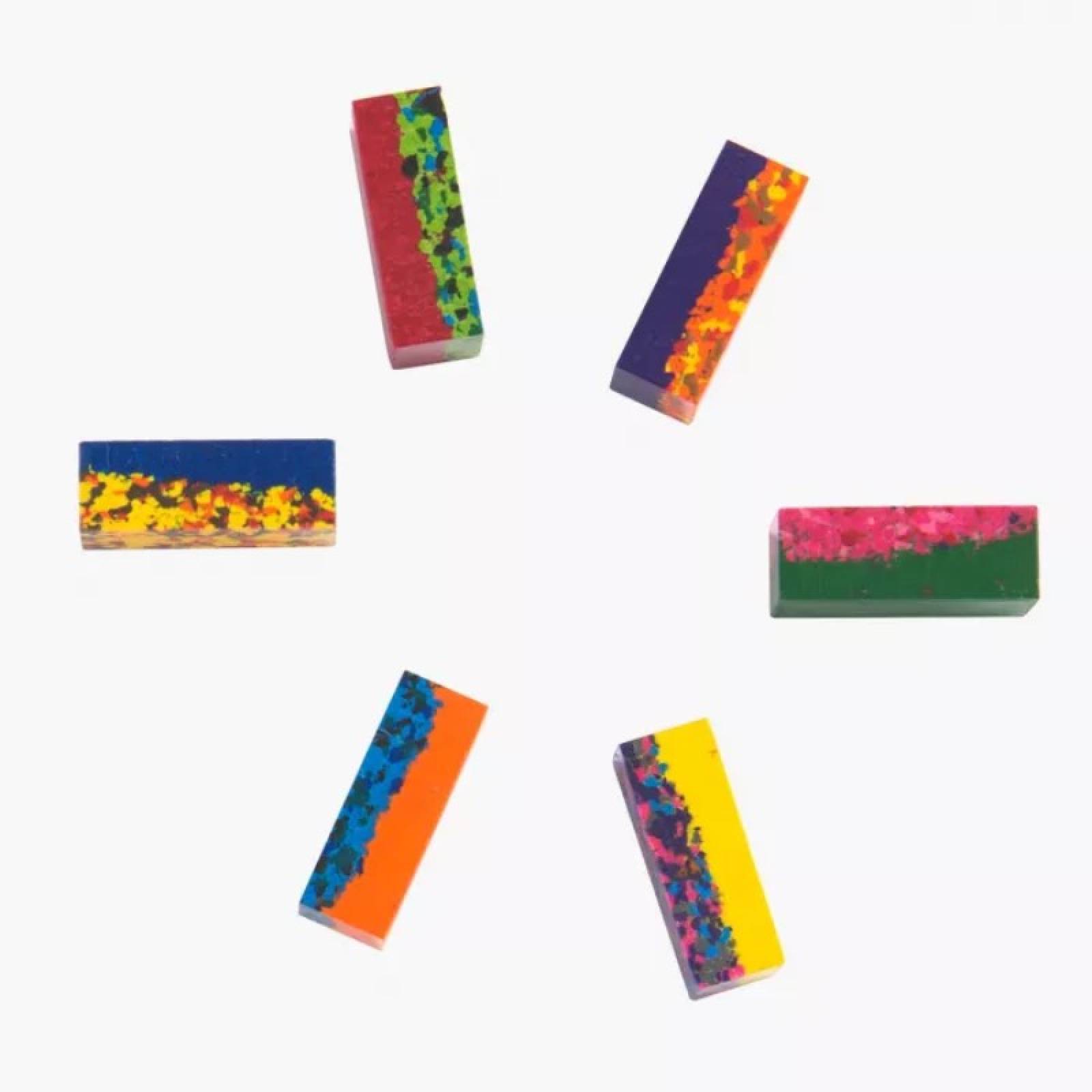 Set Of 6 Multi-Coloured Wax Blocks By Moulin Roty 3+ thumbnails
