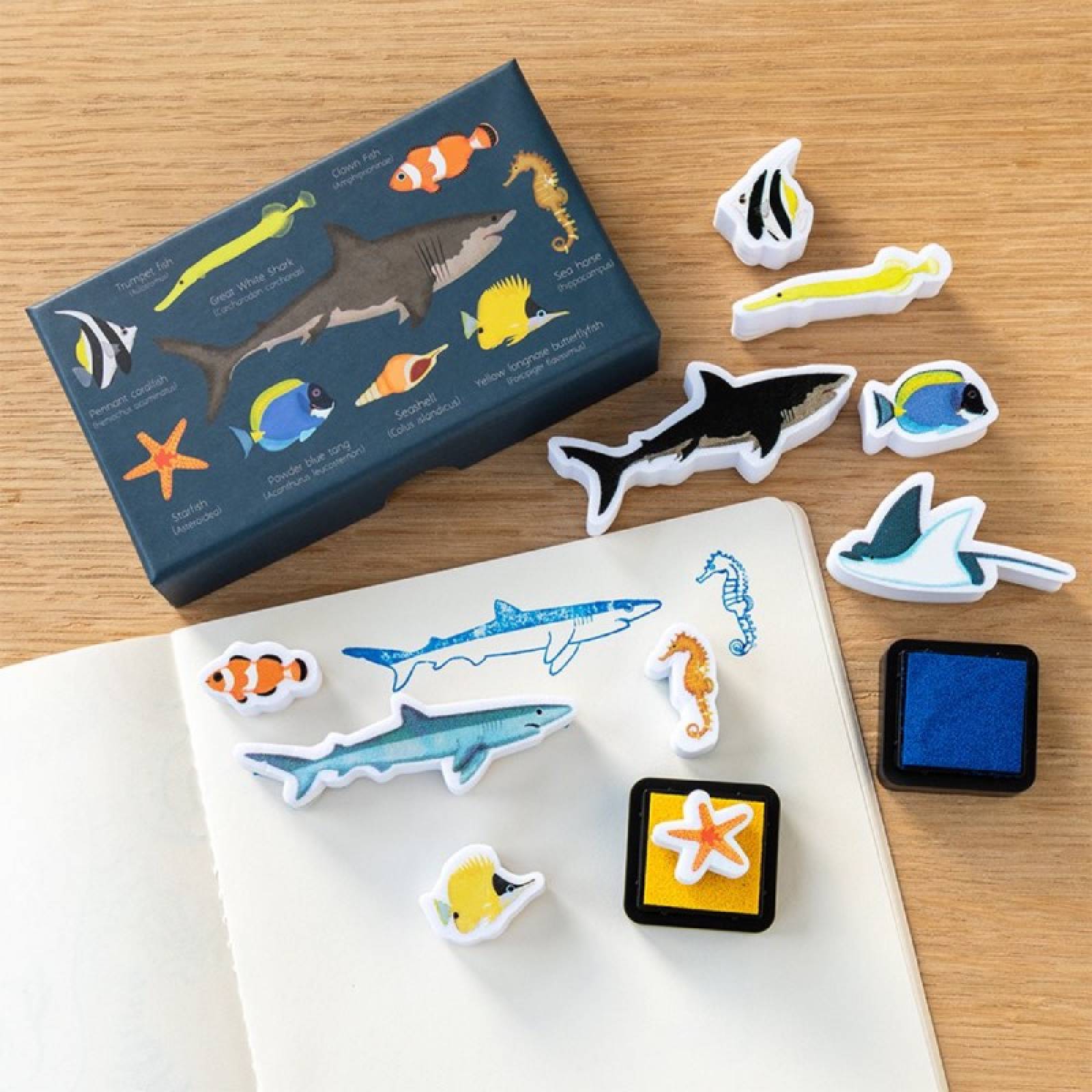 Set Of Mini Stamps - Ocean Animals 3+ thumbnails