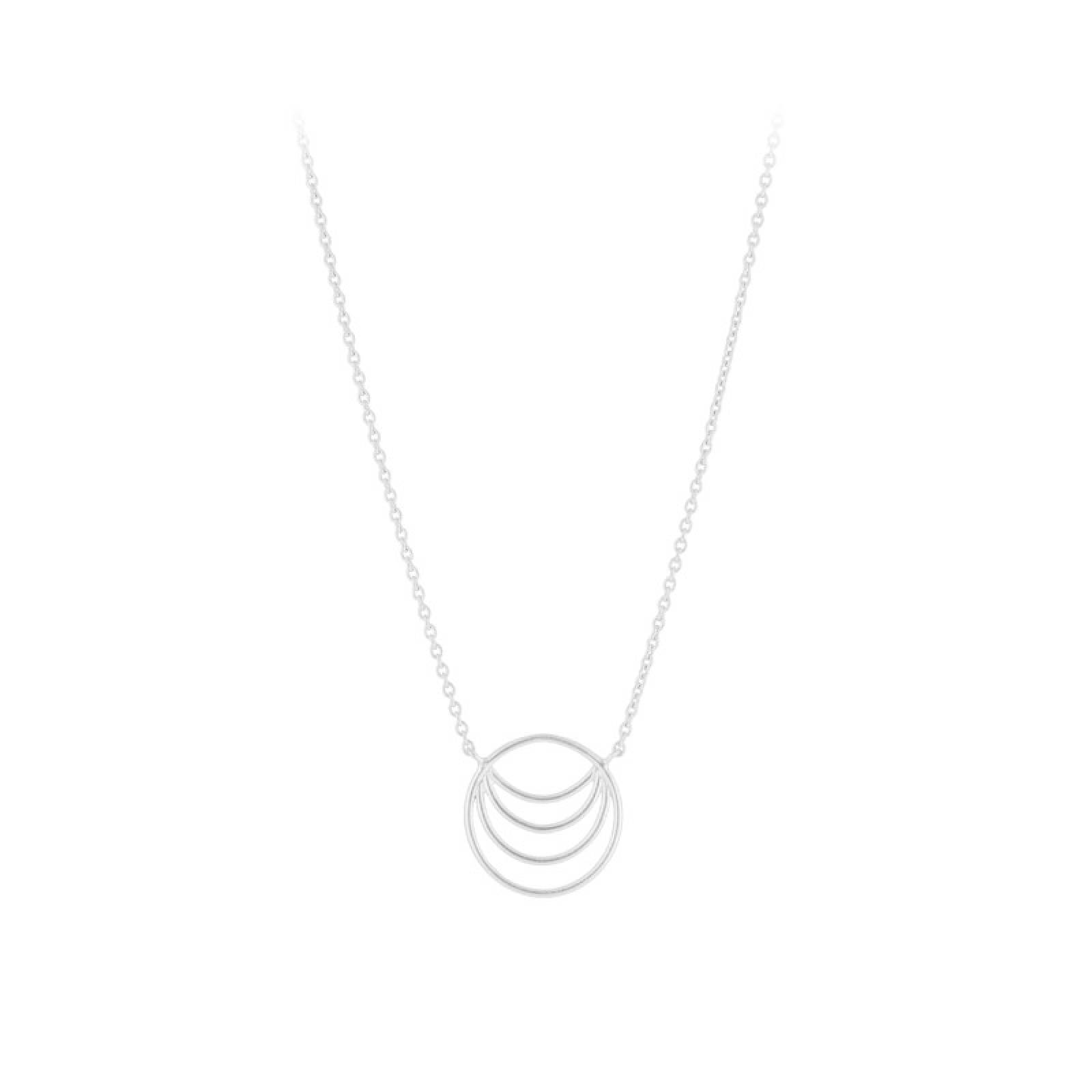 Silhouette Necklace In Silver By Pernille Corydon