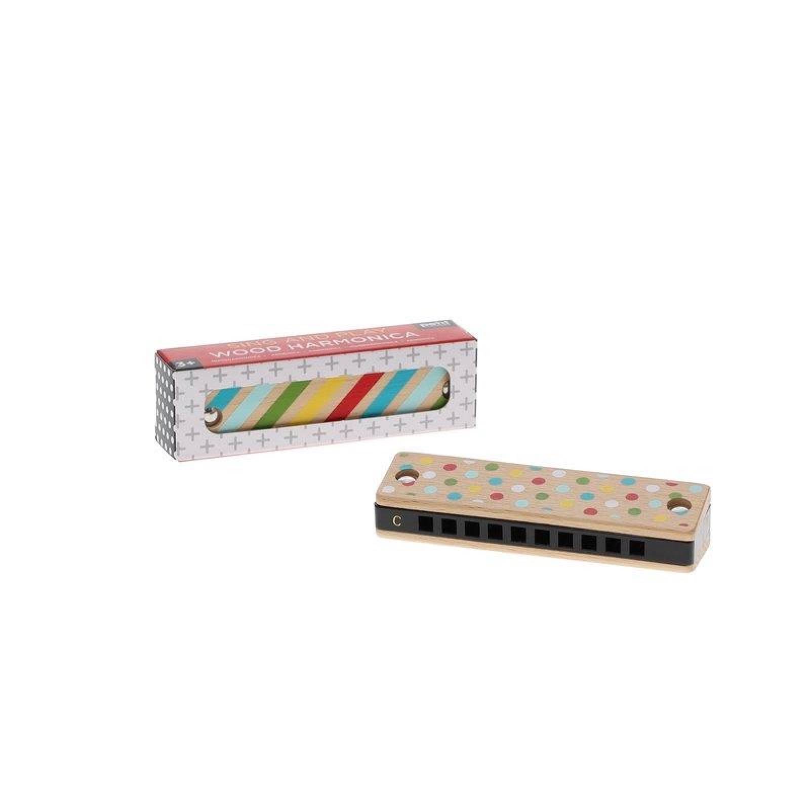 Sing & Play Wooden Harmonica 3+