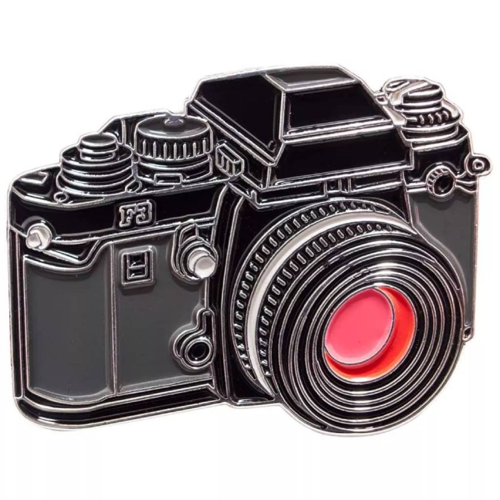 SLR Camera Enamel Badge Pin