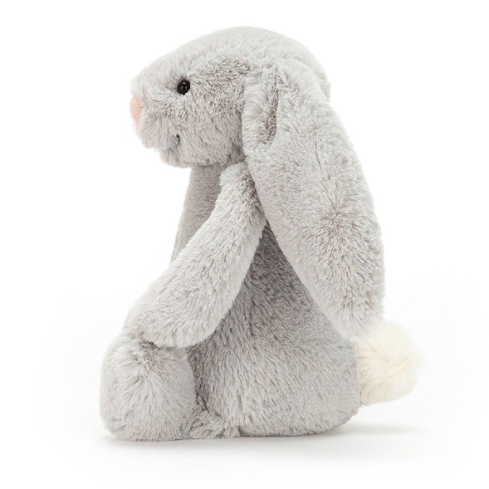 Small Bashful Bunny In Silver Soft Toy By Jellycat thumbnails