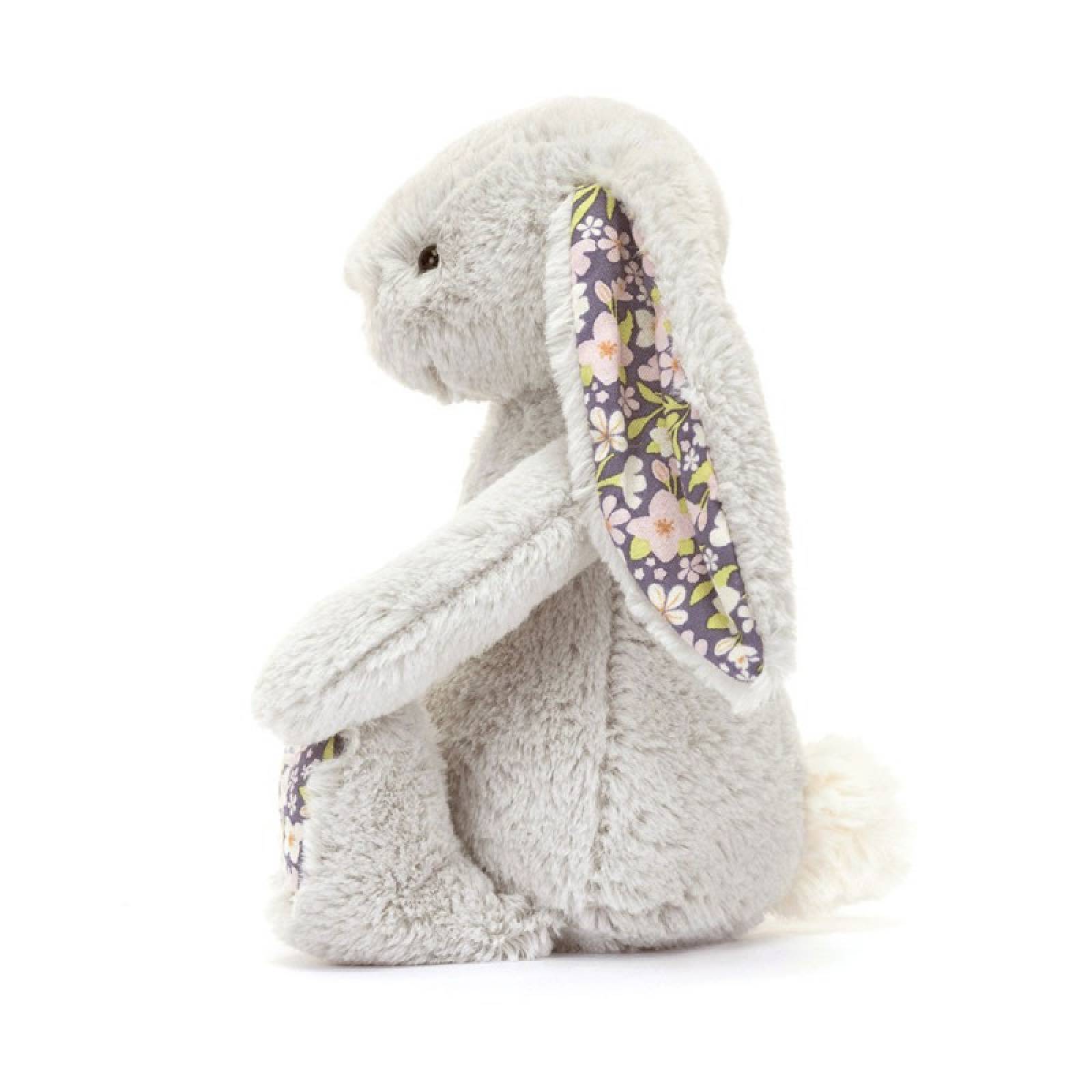 Small Blossom Silver Bunny 'Bloom' Soft Toy By Jellycat 0+ thumbnails