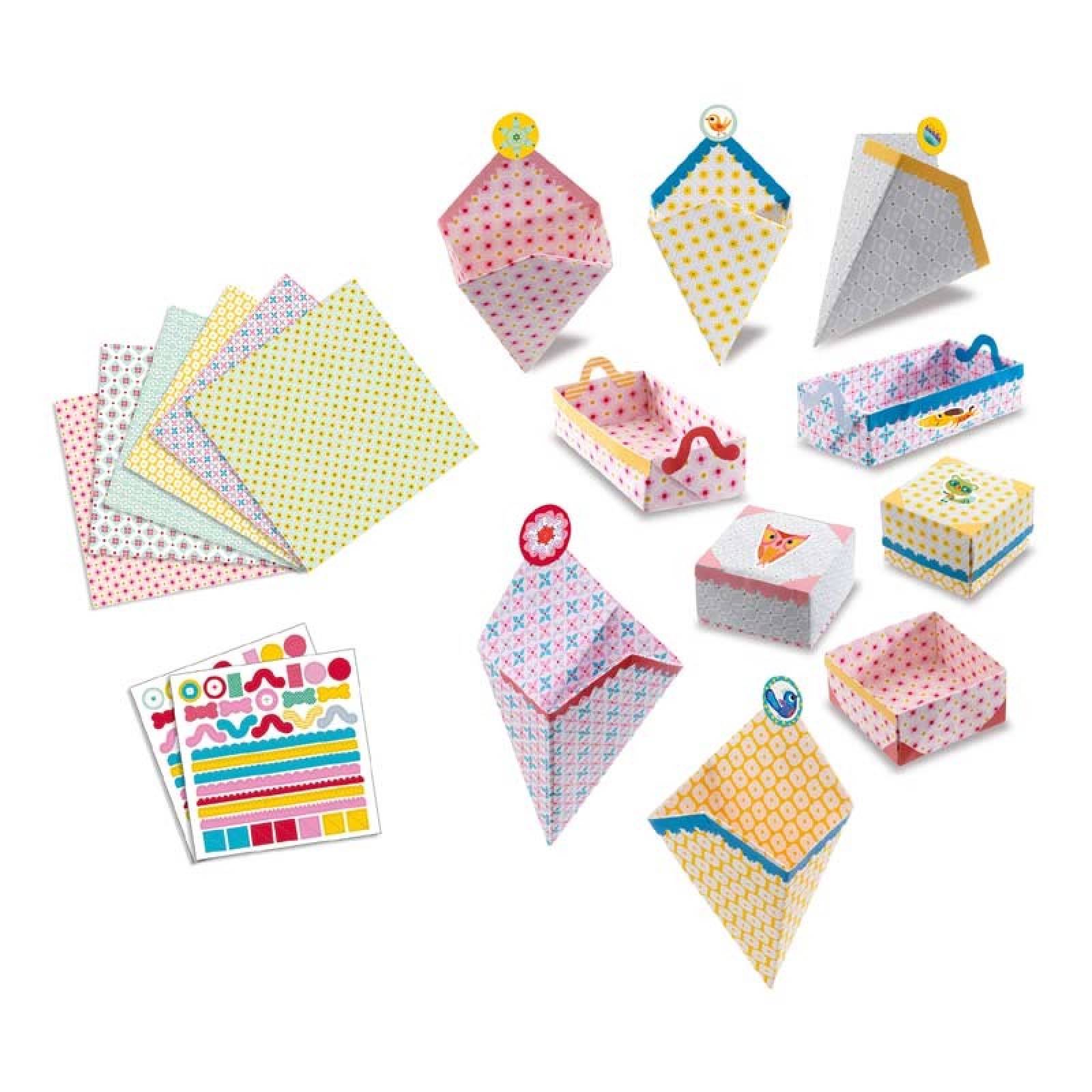 Small Boxes - Origami Craft Kit By Djeco 7+ thumbnails