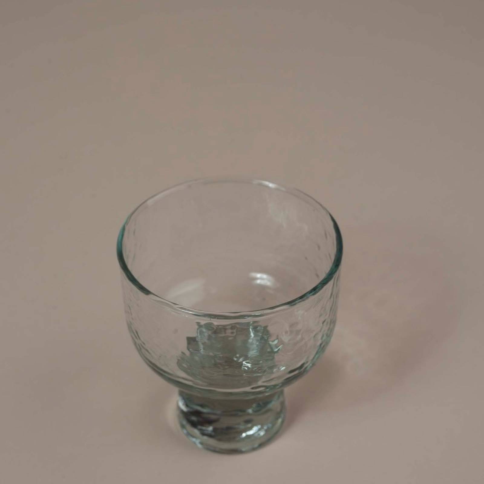 Small Hammered Glass On Foot thumbnails