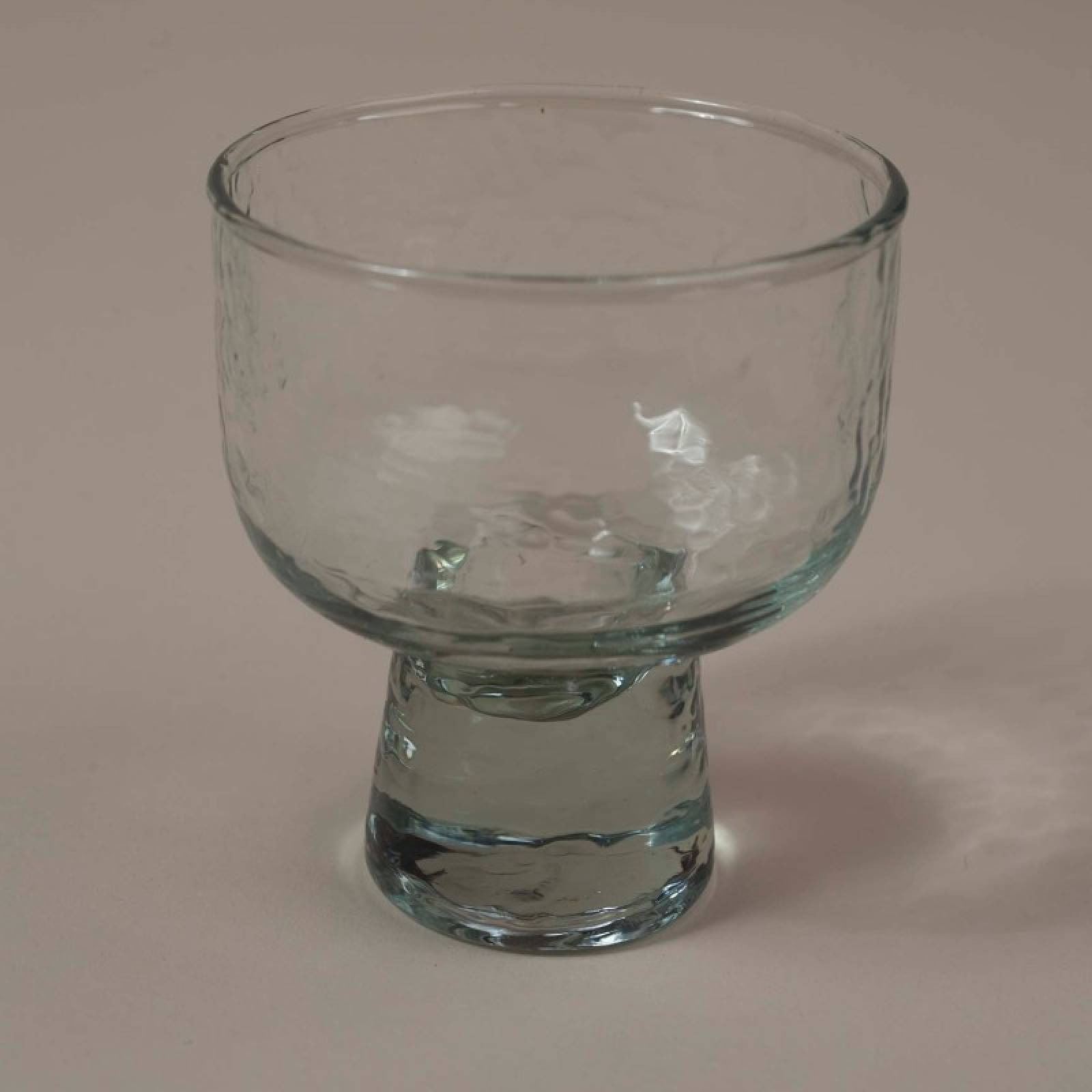 Small Hammered Glass On Foot thumbnails
