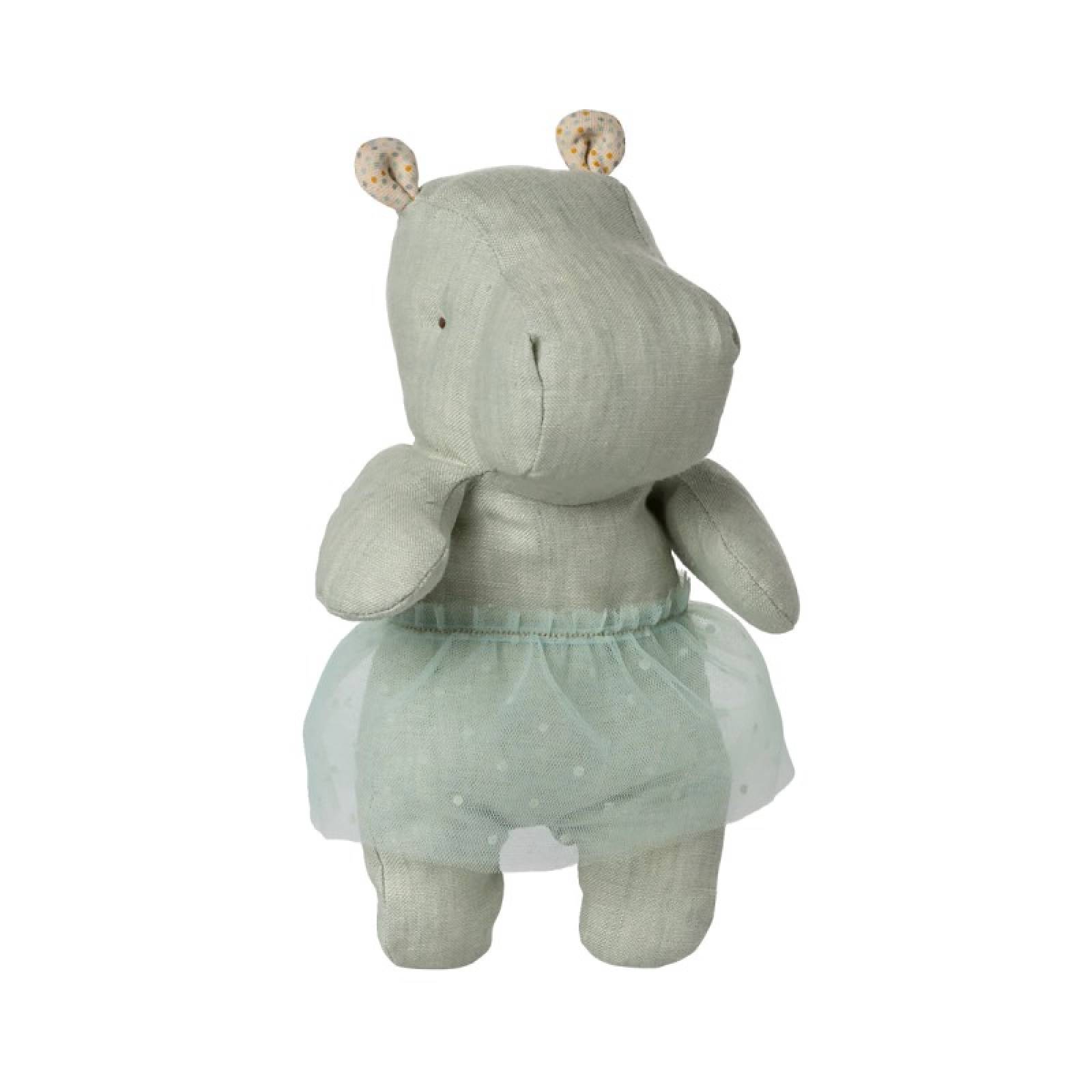 Small Hippo With Skirt In Mint Soft Toy By Maileg 0+