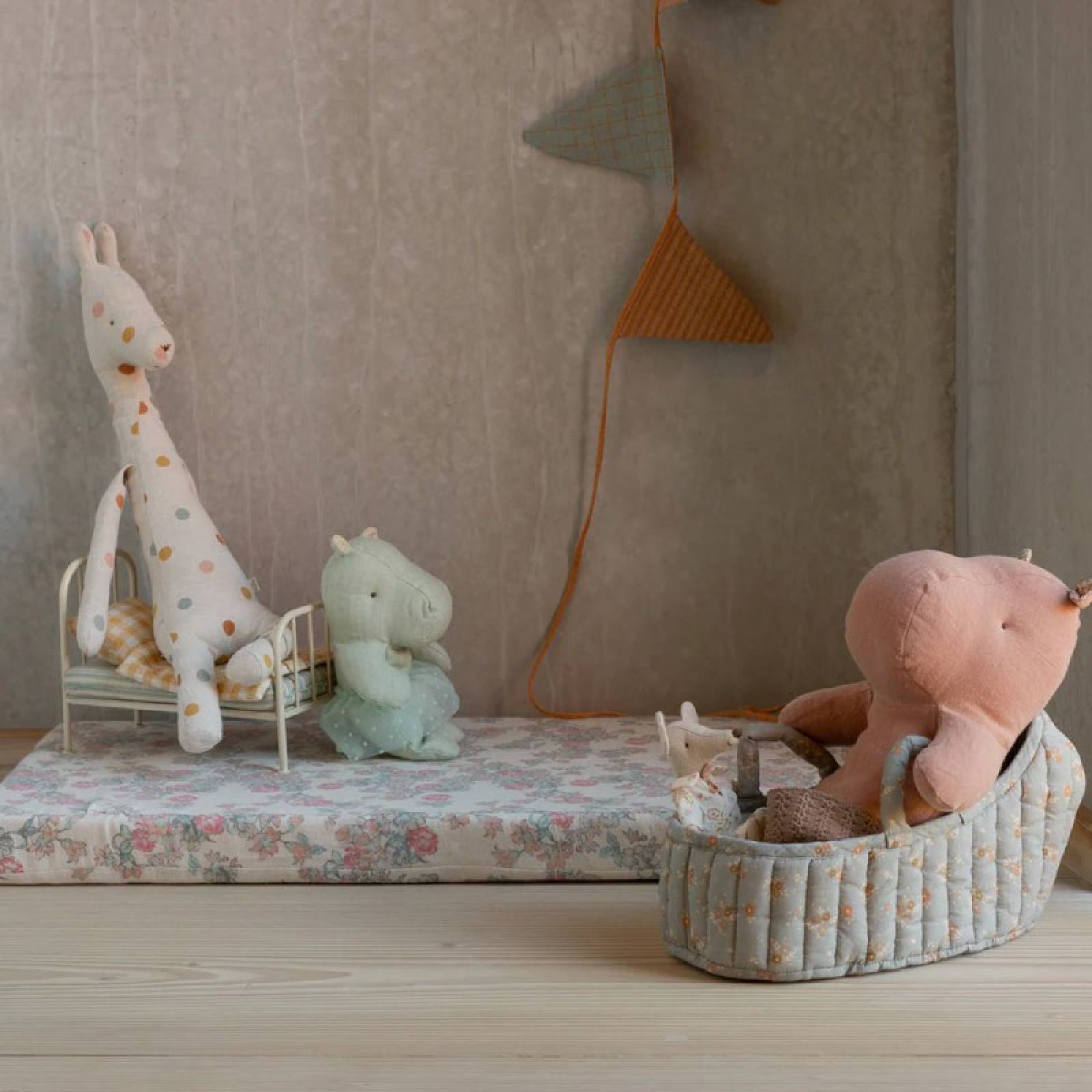 Small Hippo With Skirt In Mint Soft Toy By Maileg 0+ thumbnails