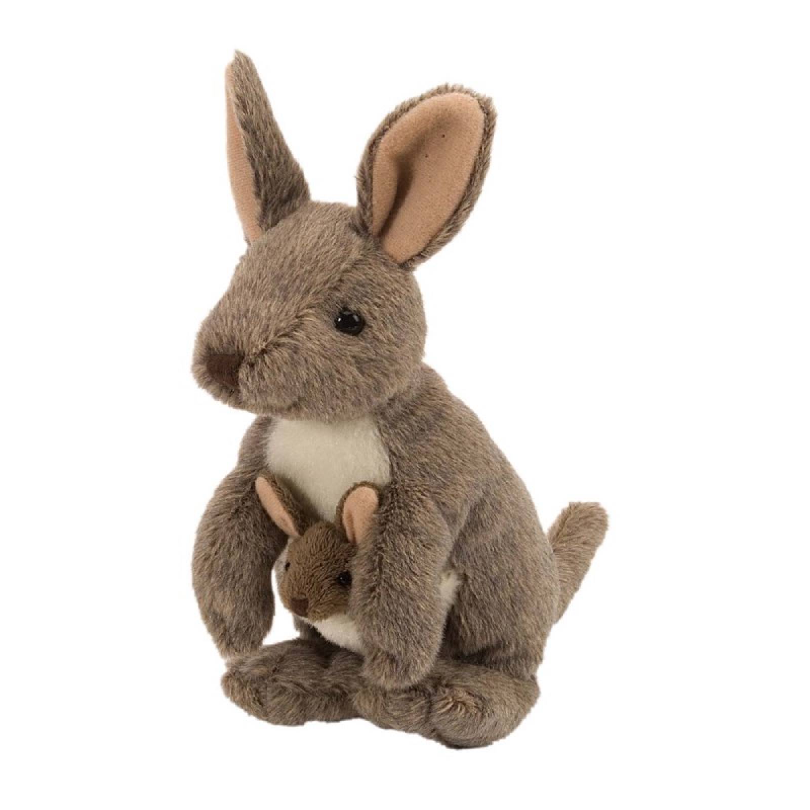 Small Kangaroo And Joey Soft Toy 20cm