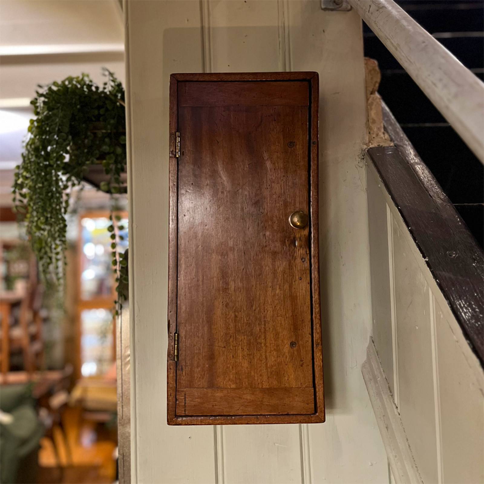 Small Mahogany Wall Cabinet