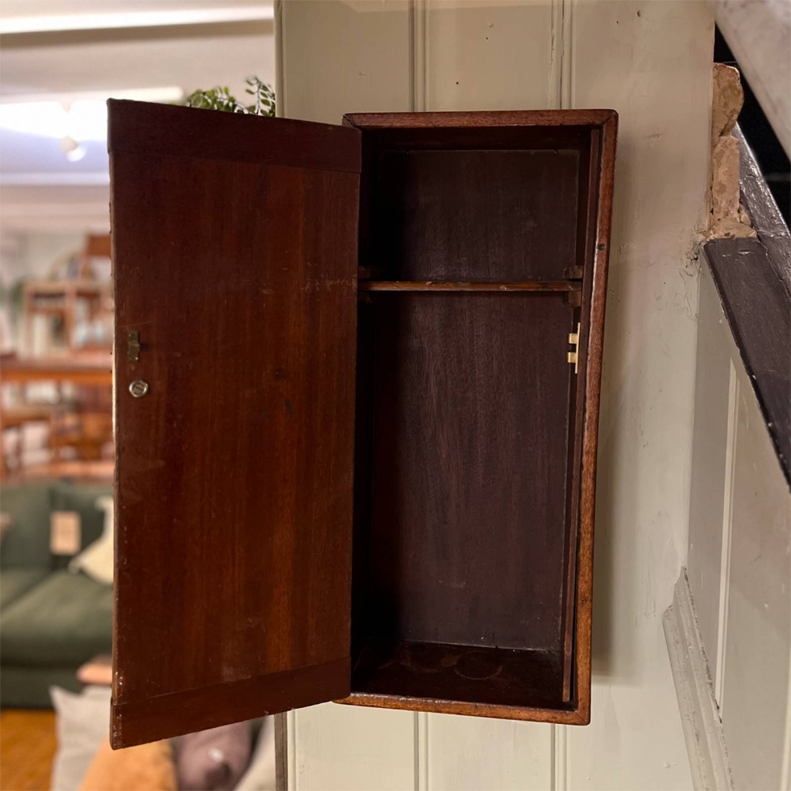 Small Mahogany Wall Cabinet thumbnails