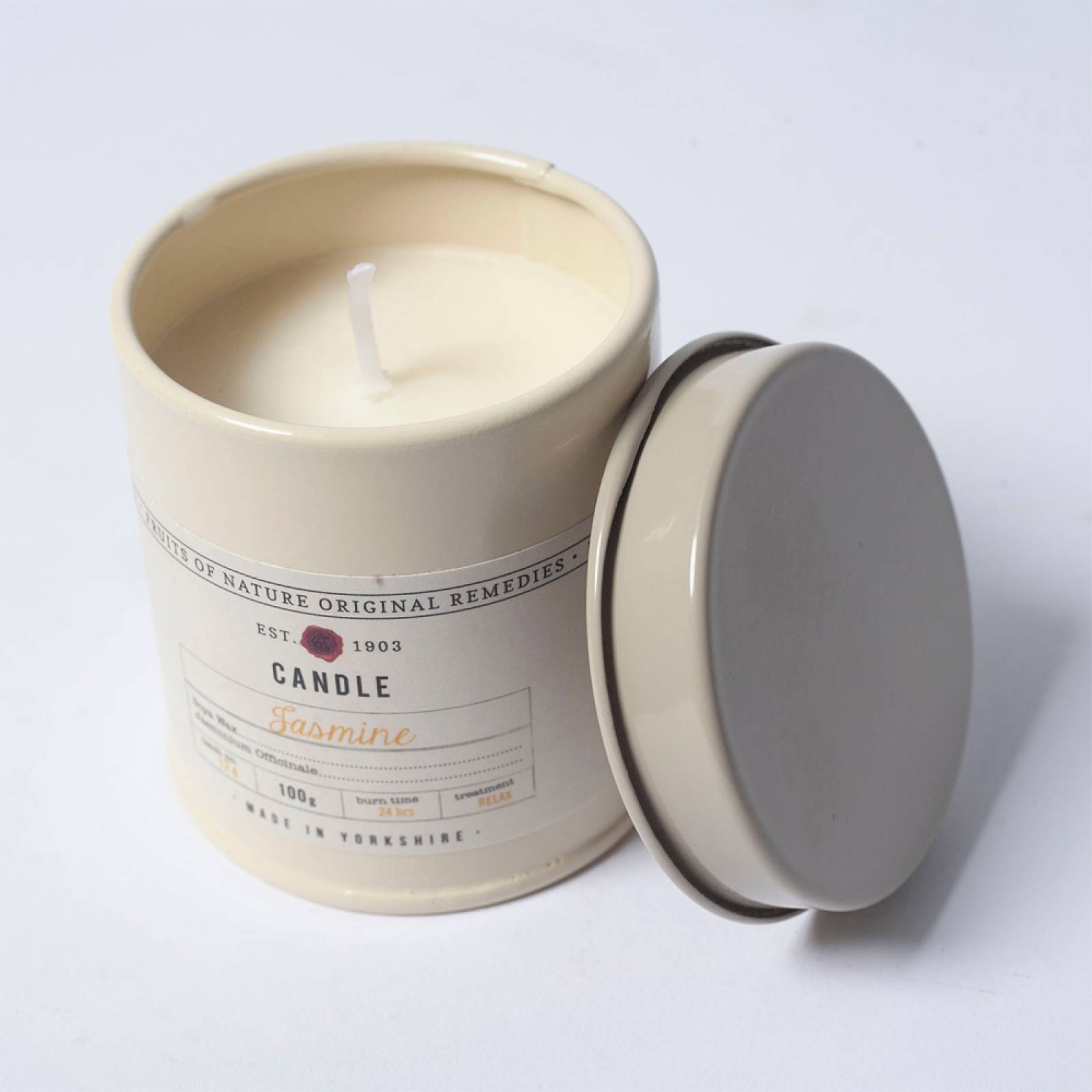 Fruits Of Nature Soy Candle In A Tin 100g - Jasmine thumbnails