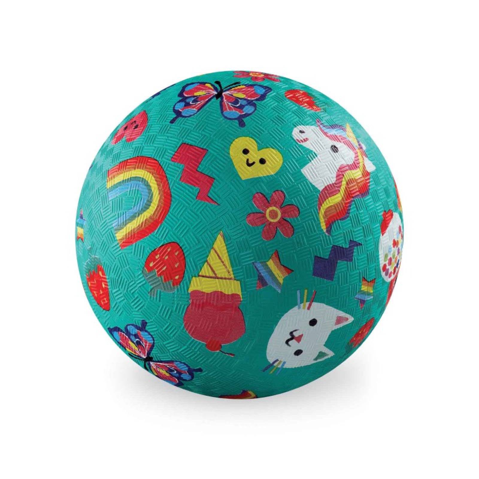 Smiley - Large Rubber Picture Ball 18cm