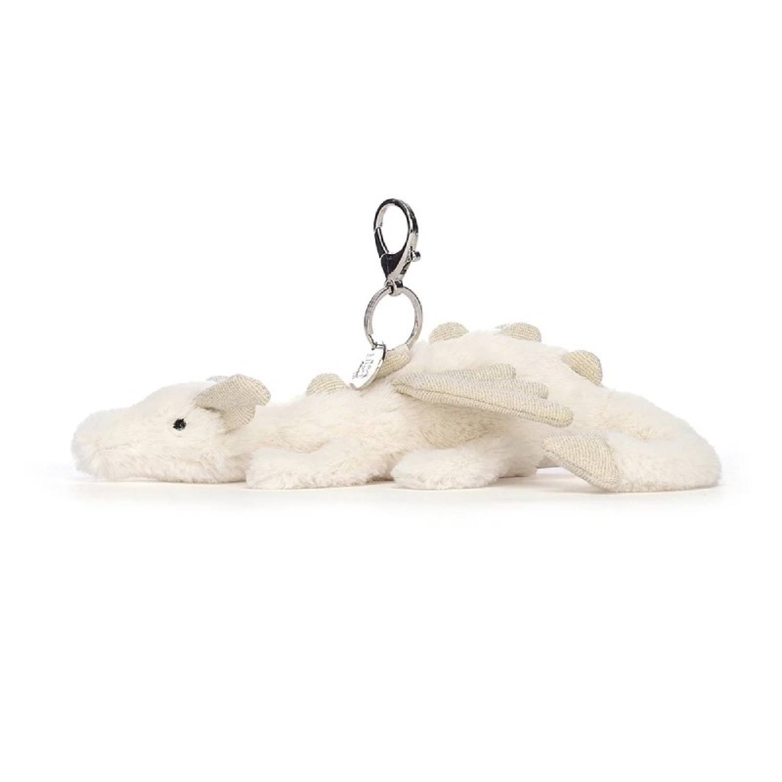Snow Dragon Bag Charm By Jellycat 3+ thumbnails