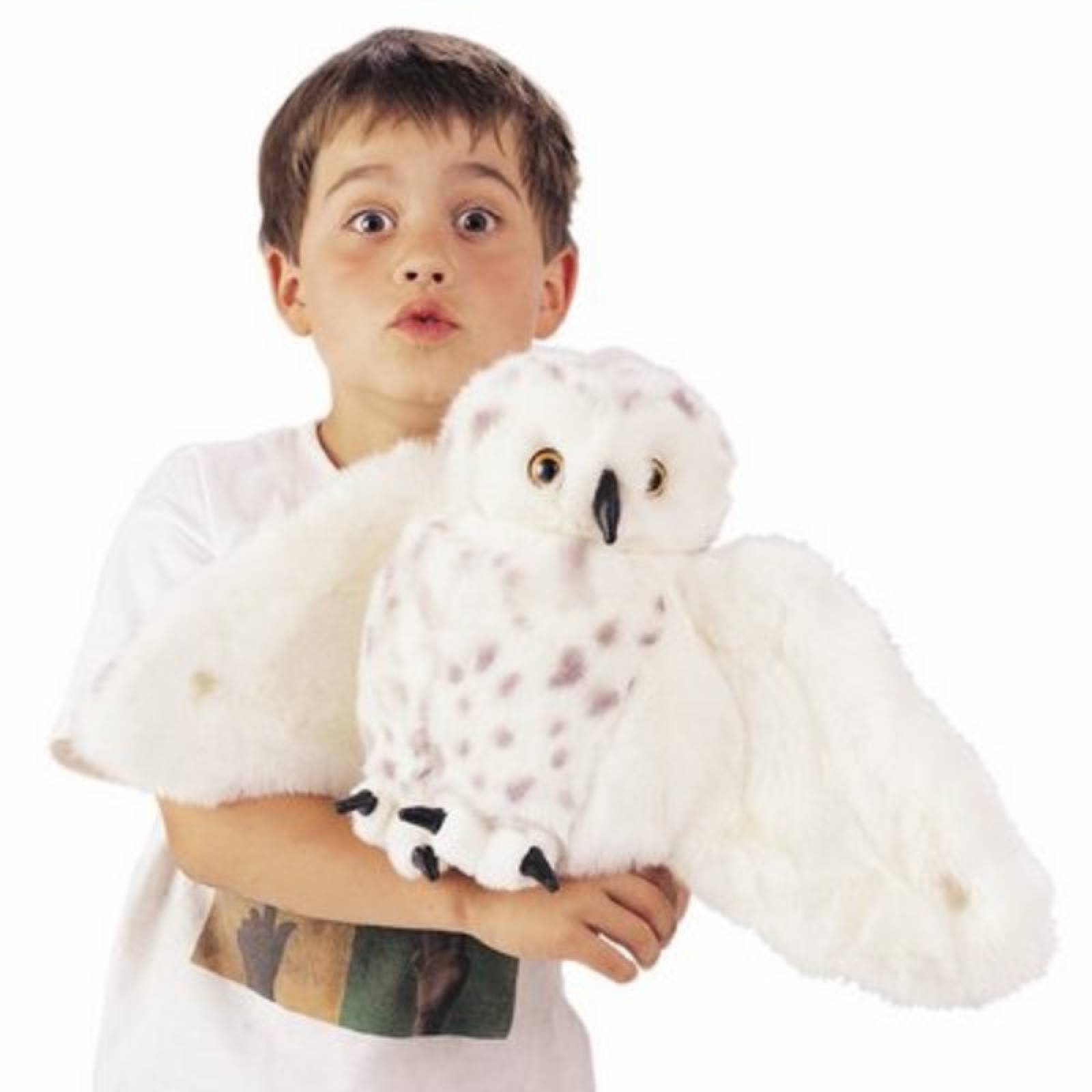 Snowy Owl - Full Bodied Life Like Hand Puppet 3+ thumbnails
