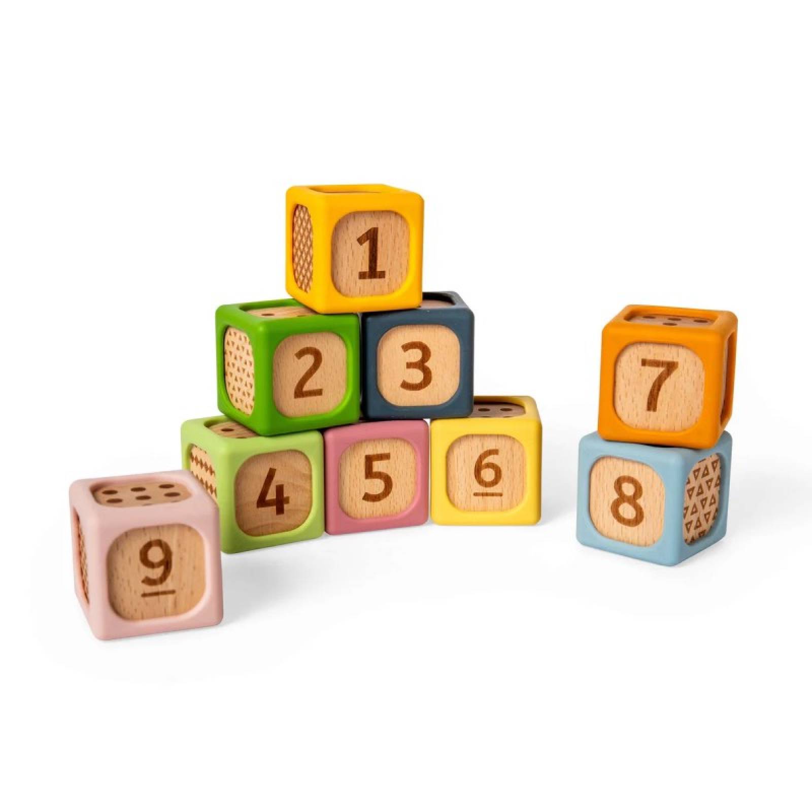 Soft Sorting Blocks Multi Coloured 6m+