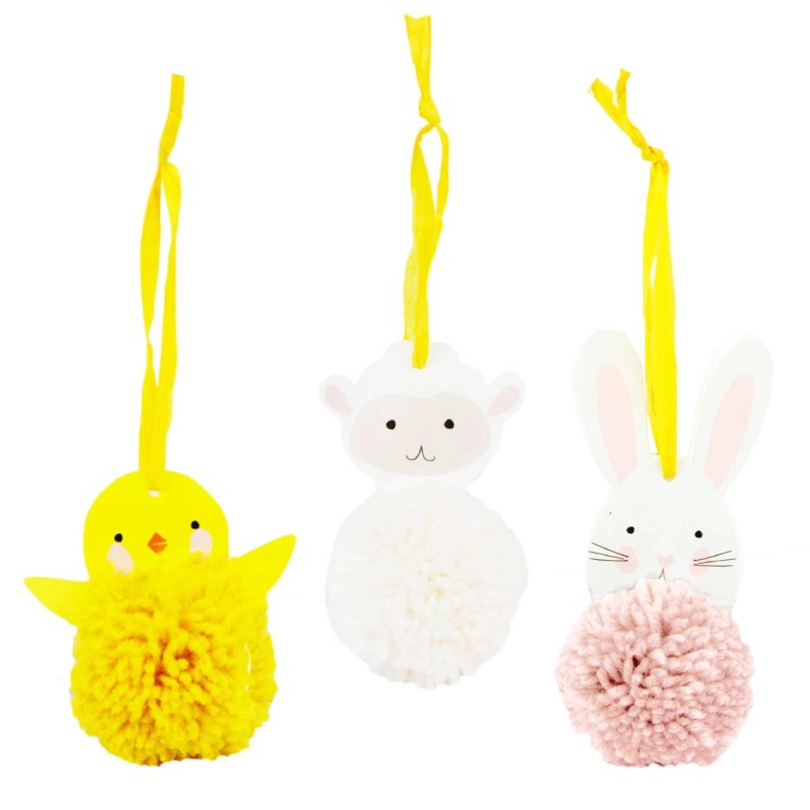 Spring Animals Easter Pom Pom Craft Kit 3+