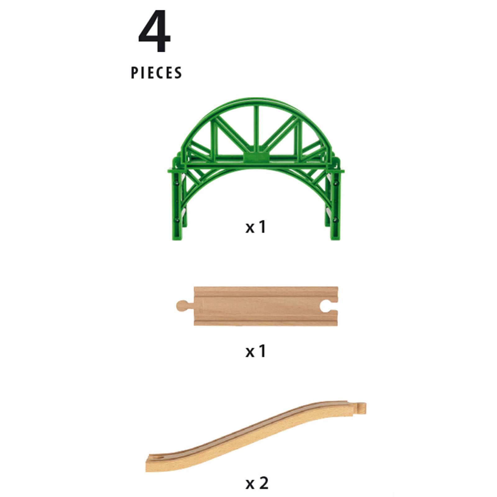 Stackable Bridge BRIO Wooden Railway Age 3+ thumbnails