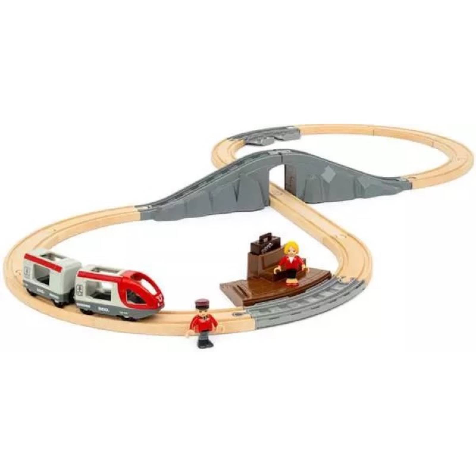 Starter Travel Train Set Brio Wooden Railway 3+ thumbnails