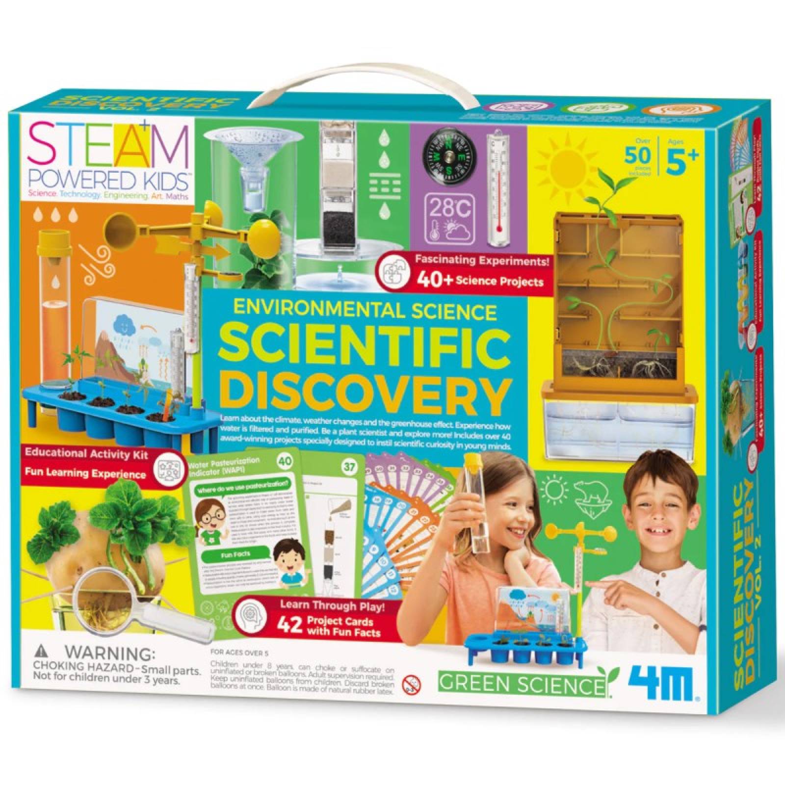 STEAM Powered Kids Scientific Discovery 2 Science Kit 5+