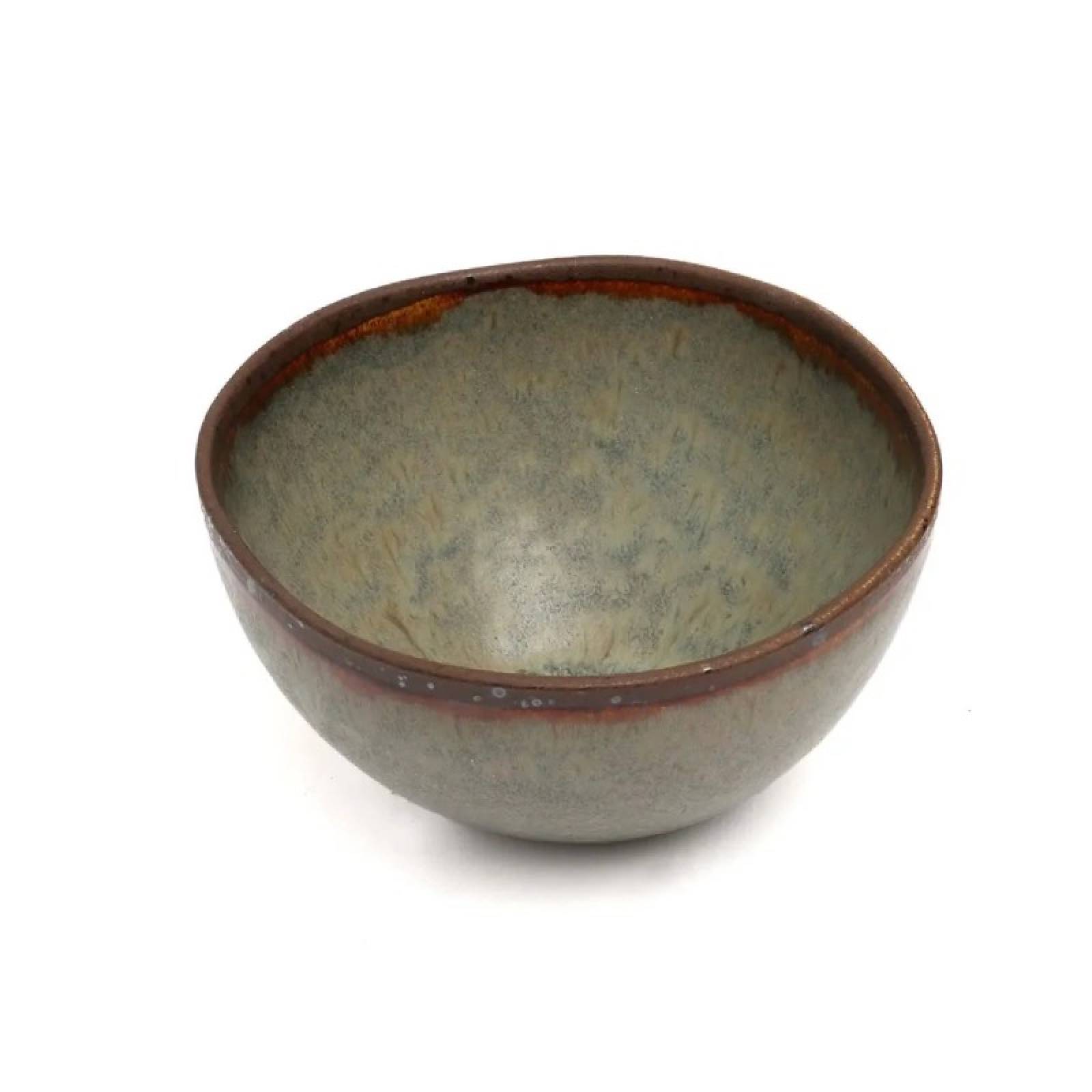 Stoneware Bowl With Rustic Glaze thumbnails