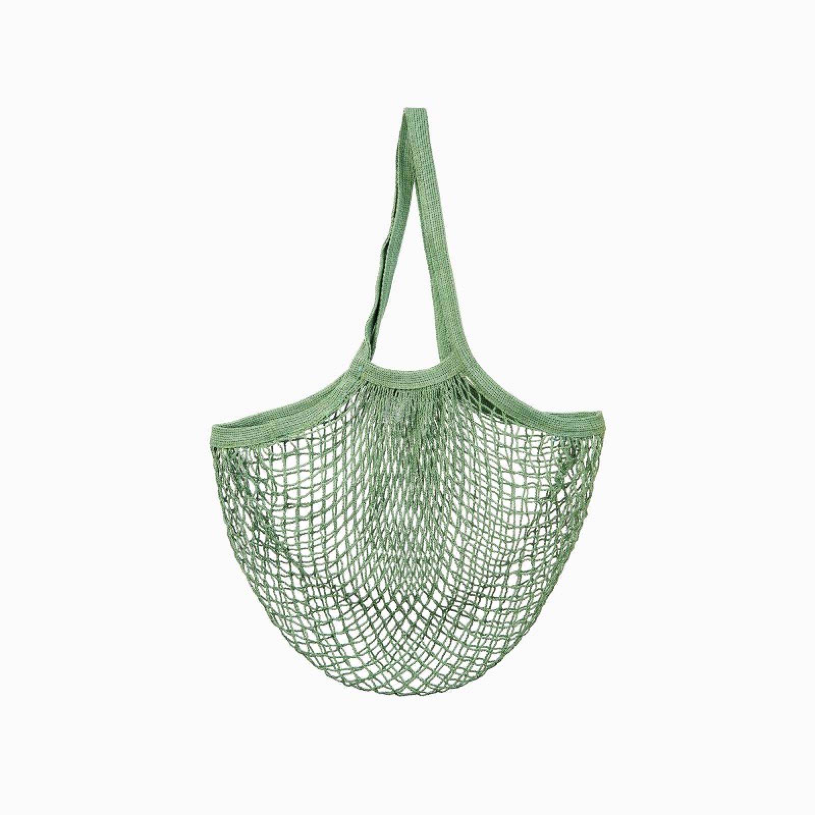 String Shopping Bag In Olive Green thumbnails