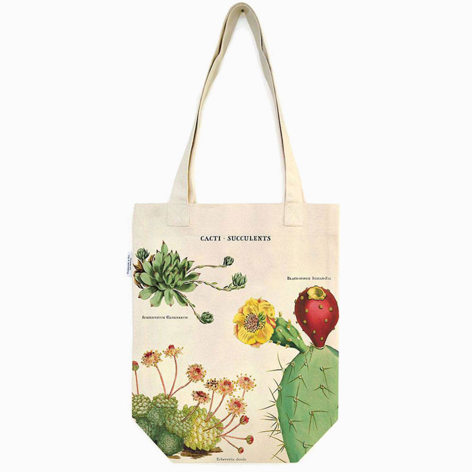 Succulents Cotton Tote Bag