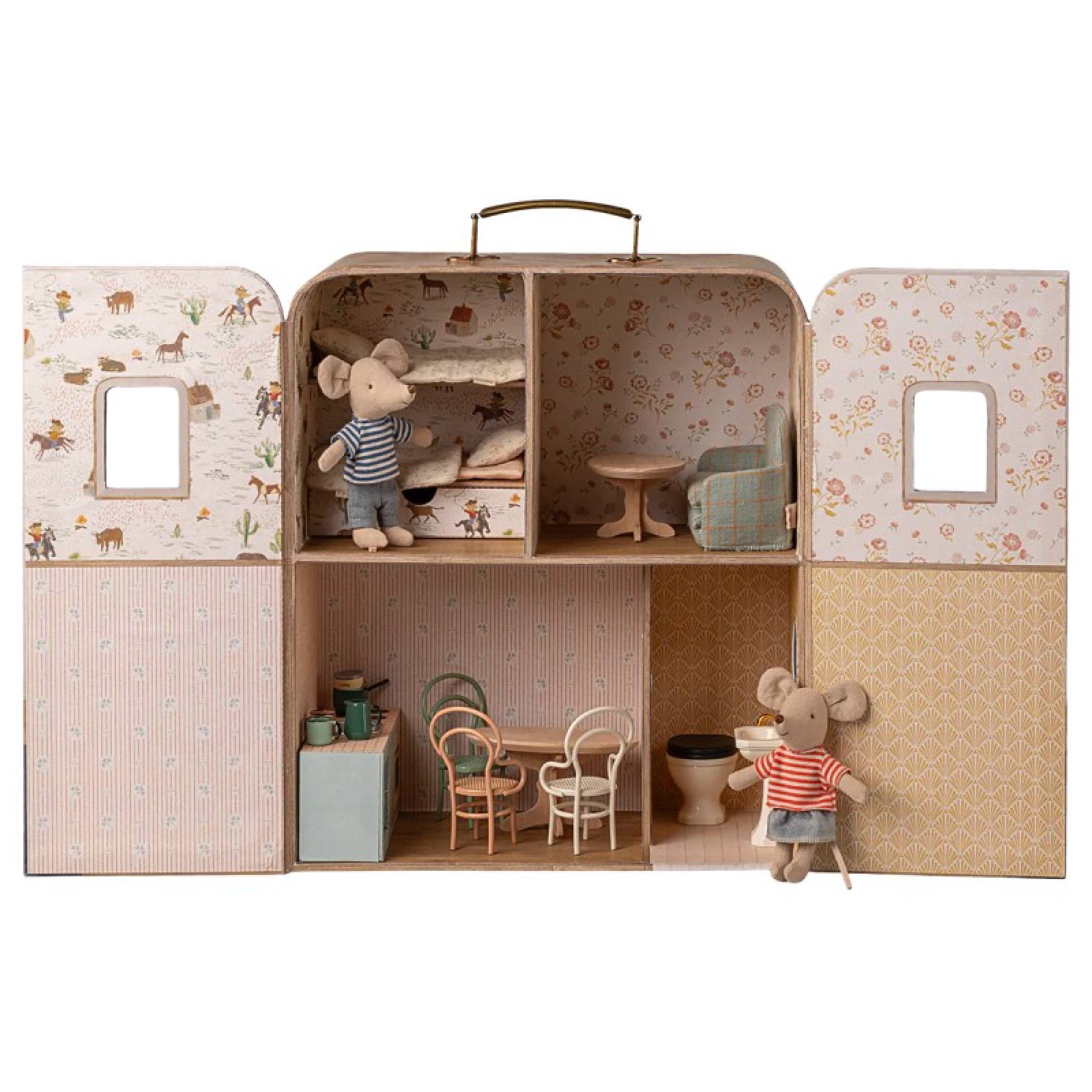 SuitCasa Little Sister & Brother Mouse By Maileg 3+ thumbnails