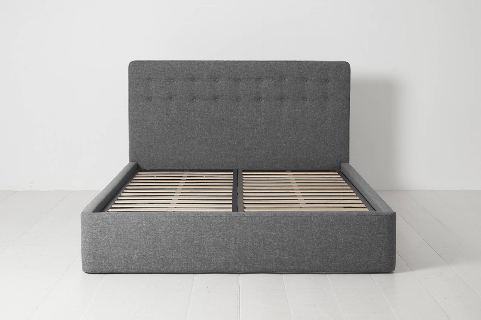 Swyft Bed 01 - King Size Bed Frame - Linen Stone