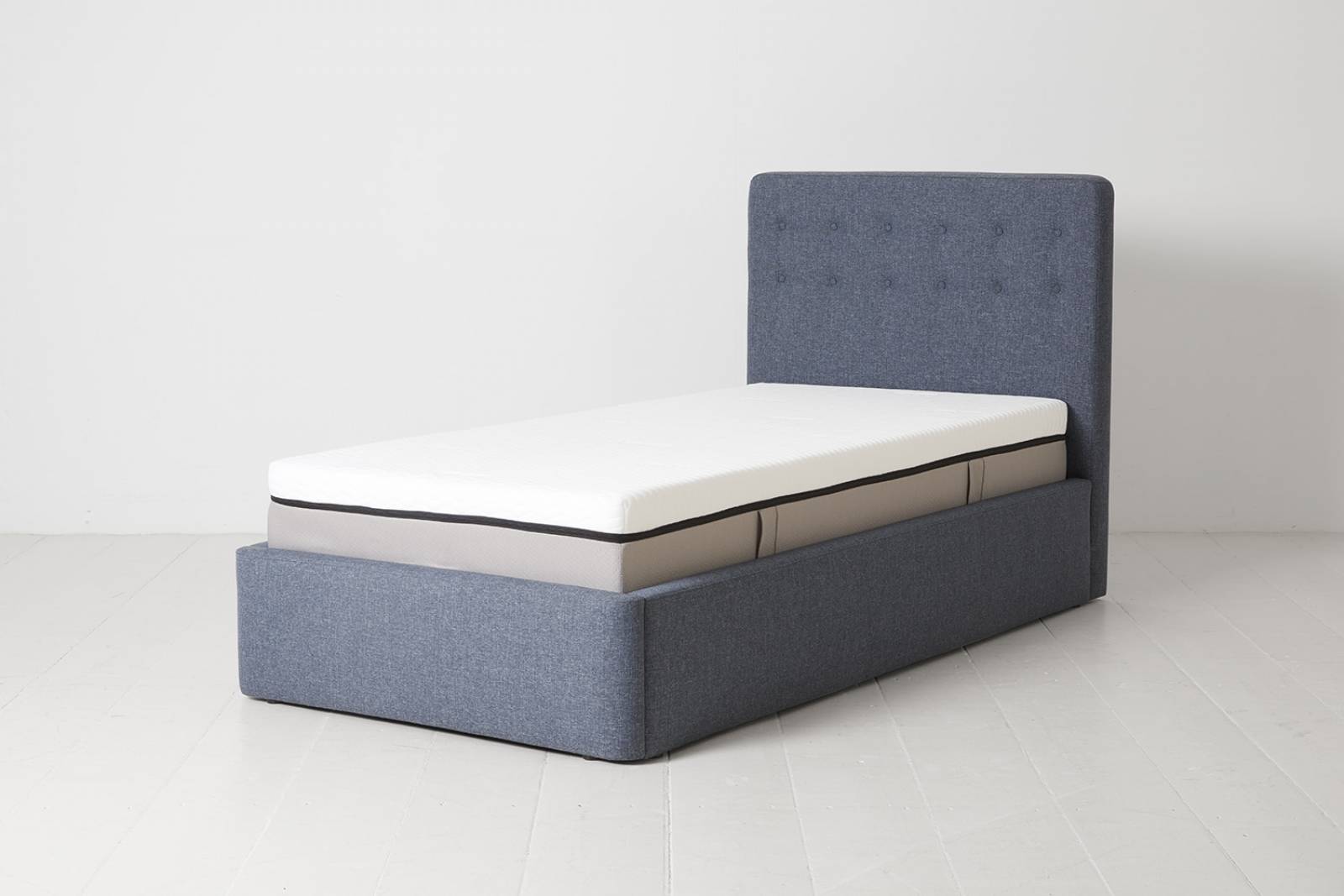 Swyft Bed 01 - Single Size Bed Frame - Linen Midnight thumbnails