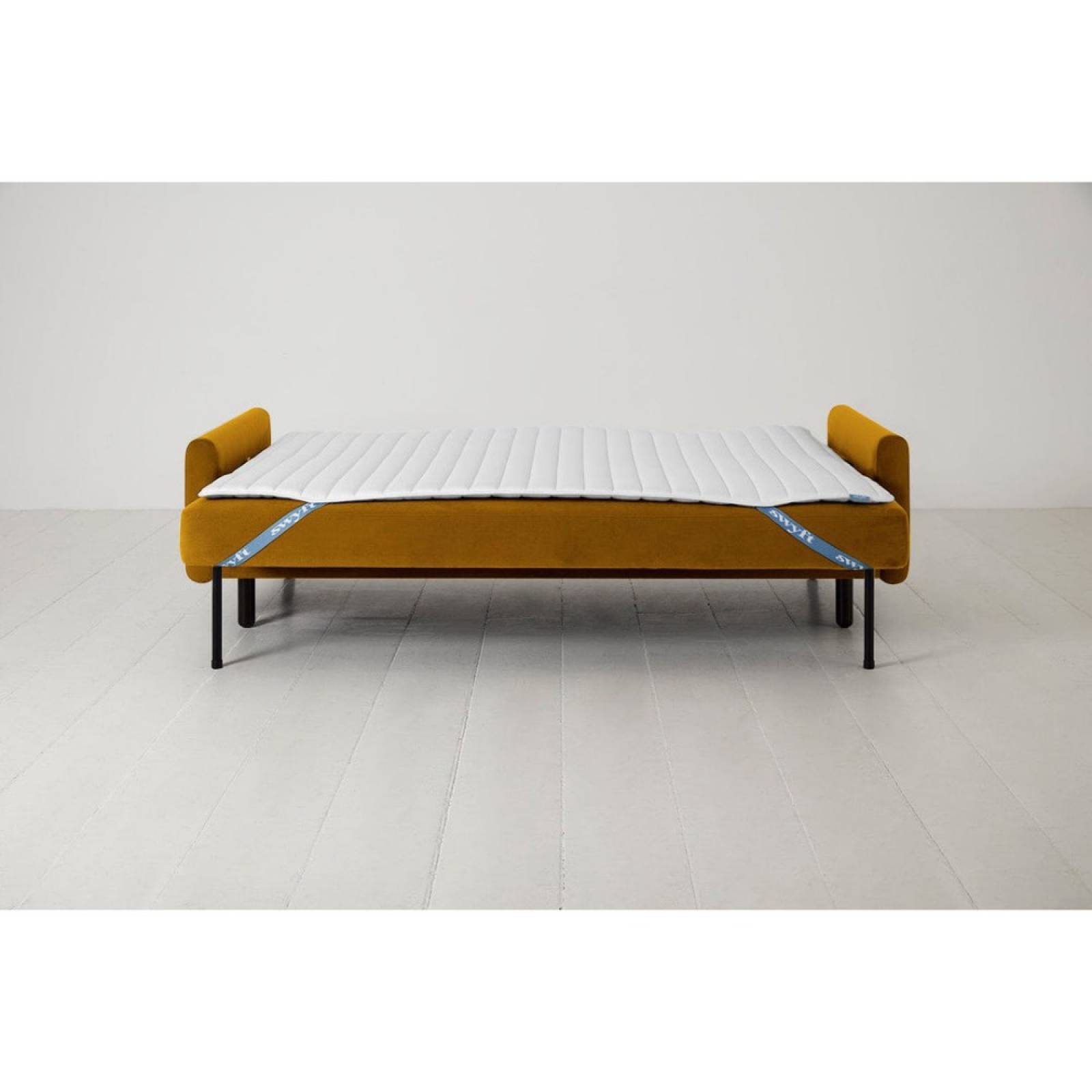 Swyft - Model 04 - 3 Seater Sofa Bed - Velvet Mustard thumbnails