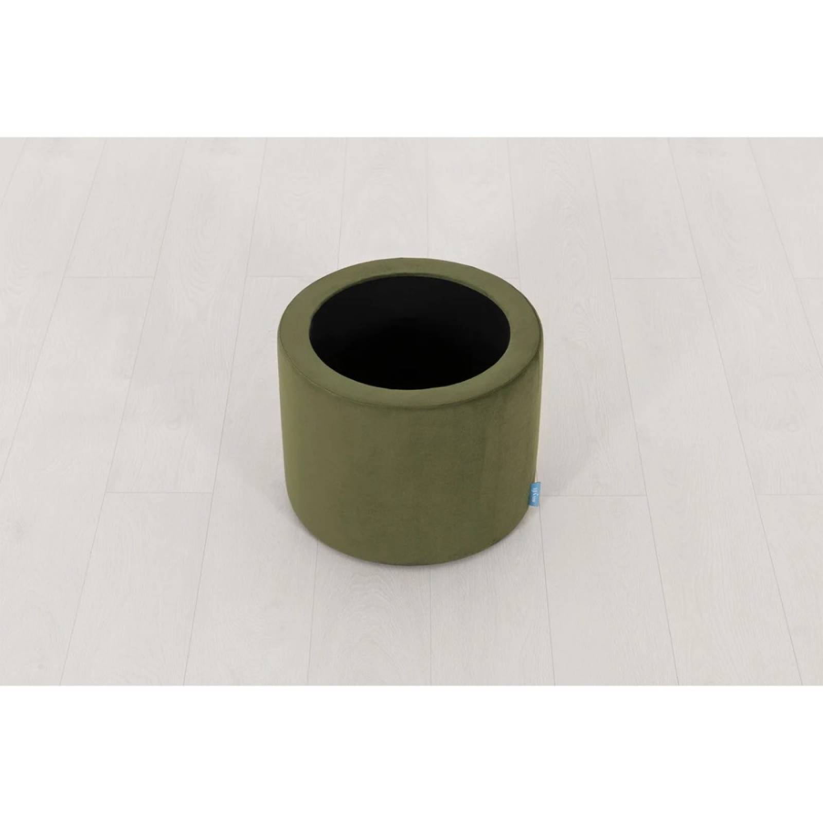 Swyft Small Round Storage Ottoman - Velvet Vine thumbnails