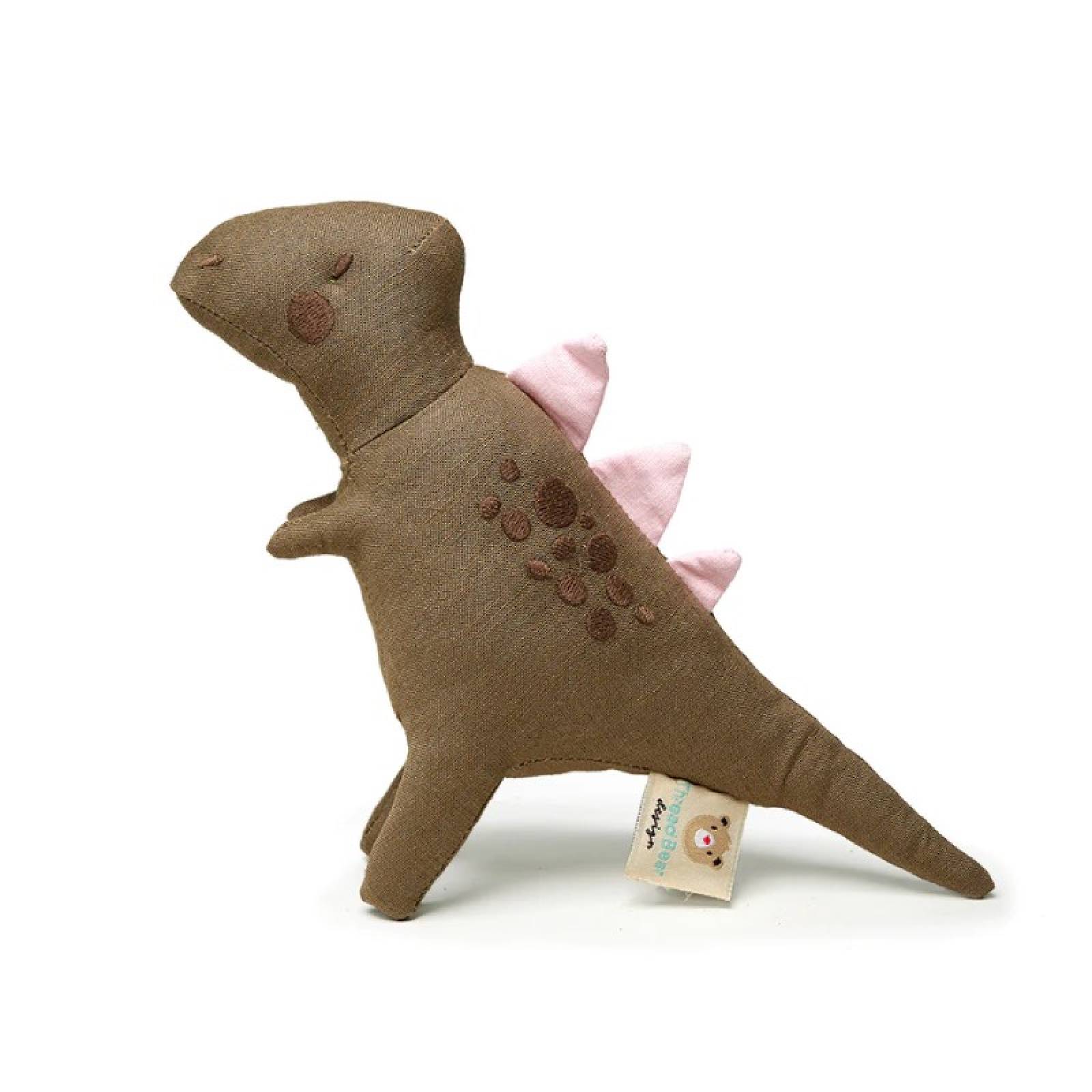 T-Rex Linen Dinosaur Soft Toy 0+