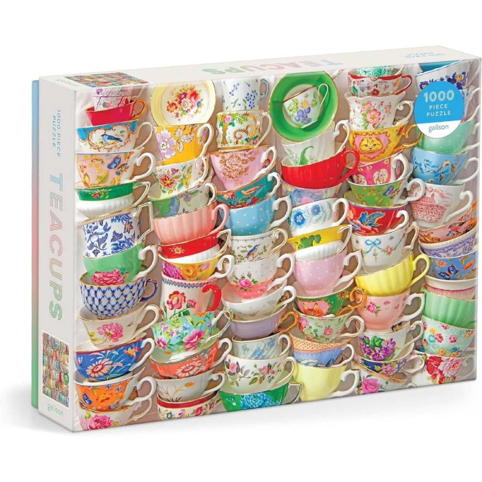 Teacups - 1000 Piece Jigsaw Puzzle