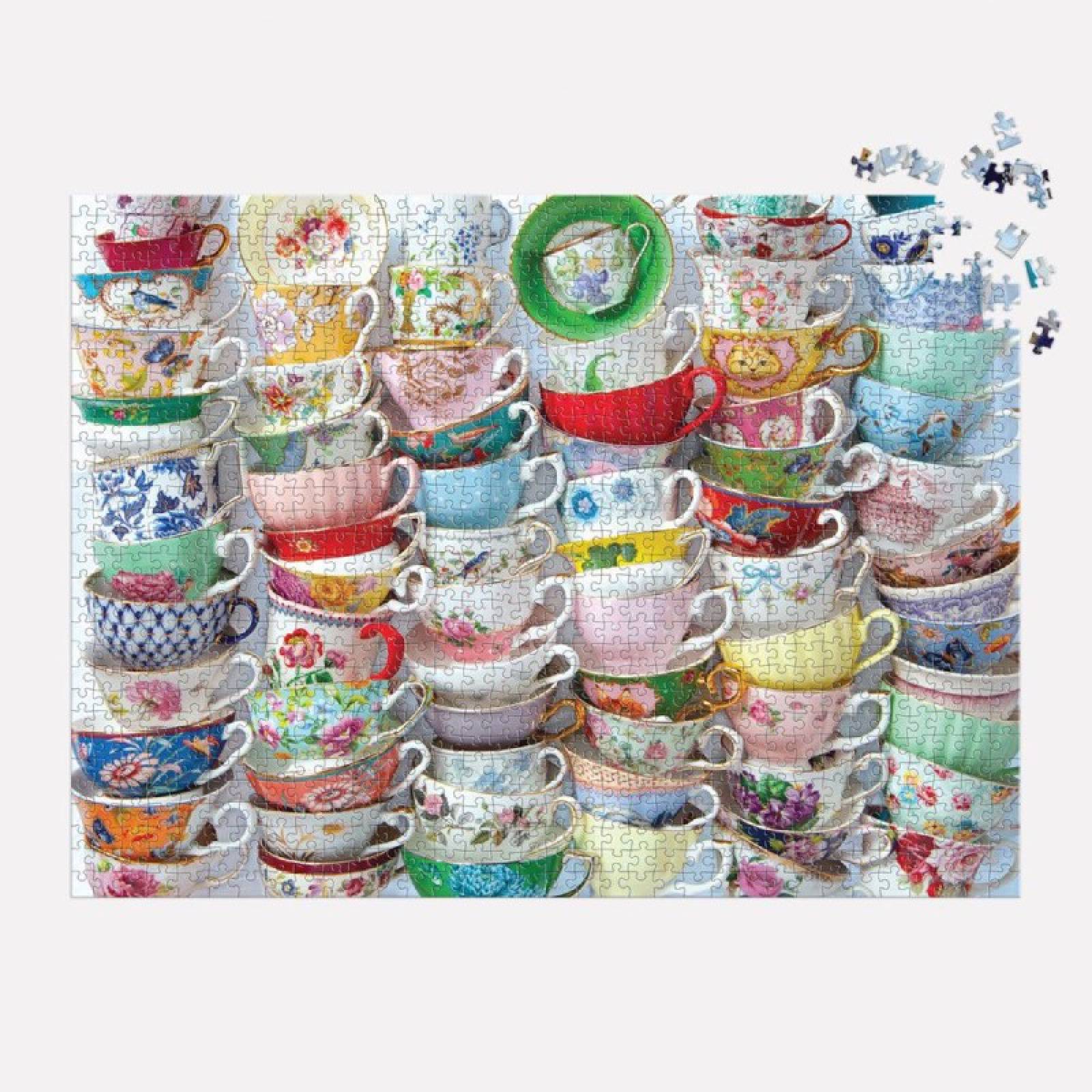 Teacups - 1000 Piece Jigsaw Puzzle thumbnails