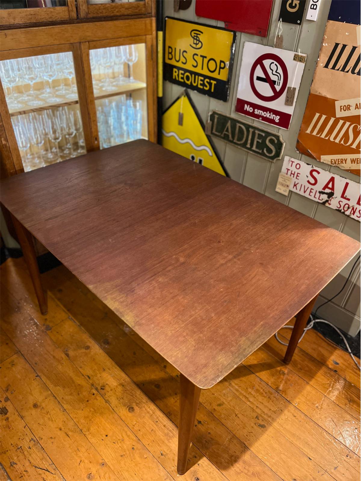 Teak Extending Dining Table With Set Of 4 Chairs 120cm thumbnails