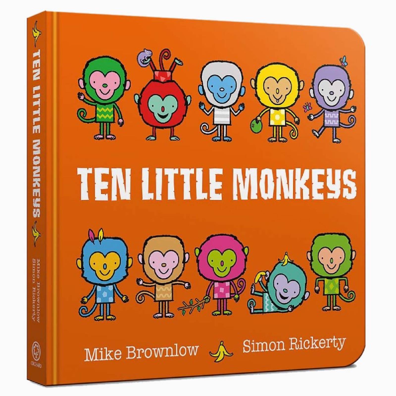 Ten Little Monkeys - Board Book