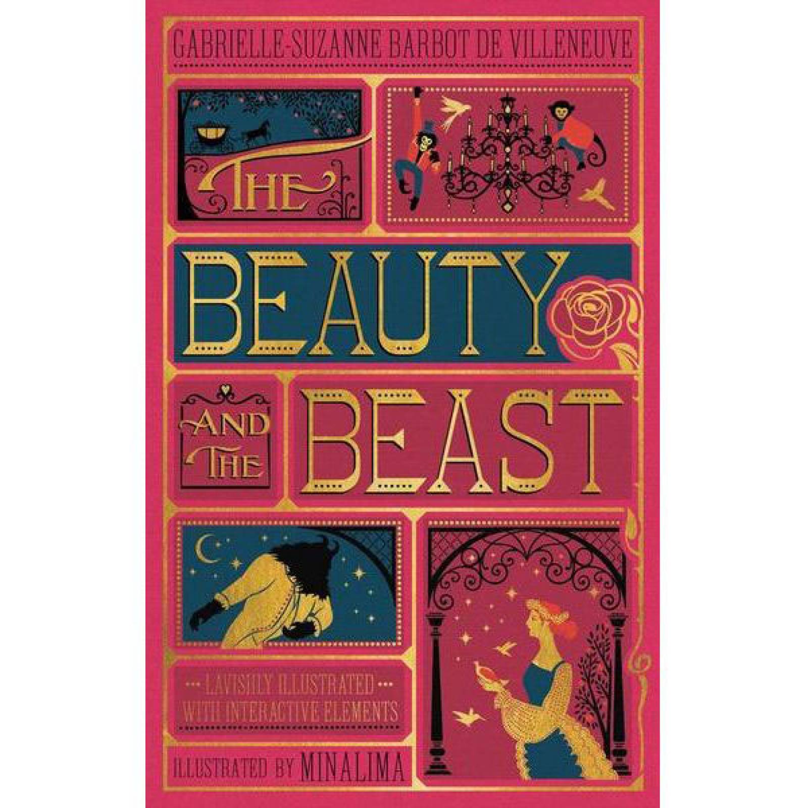 Beauty And The Beast Minalima Illustrated Hardback Book