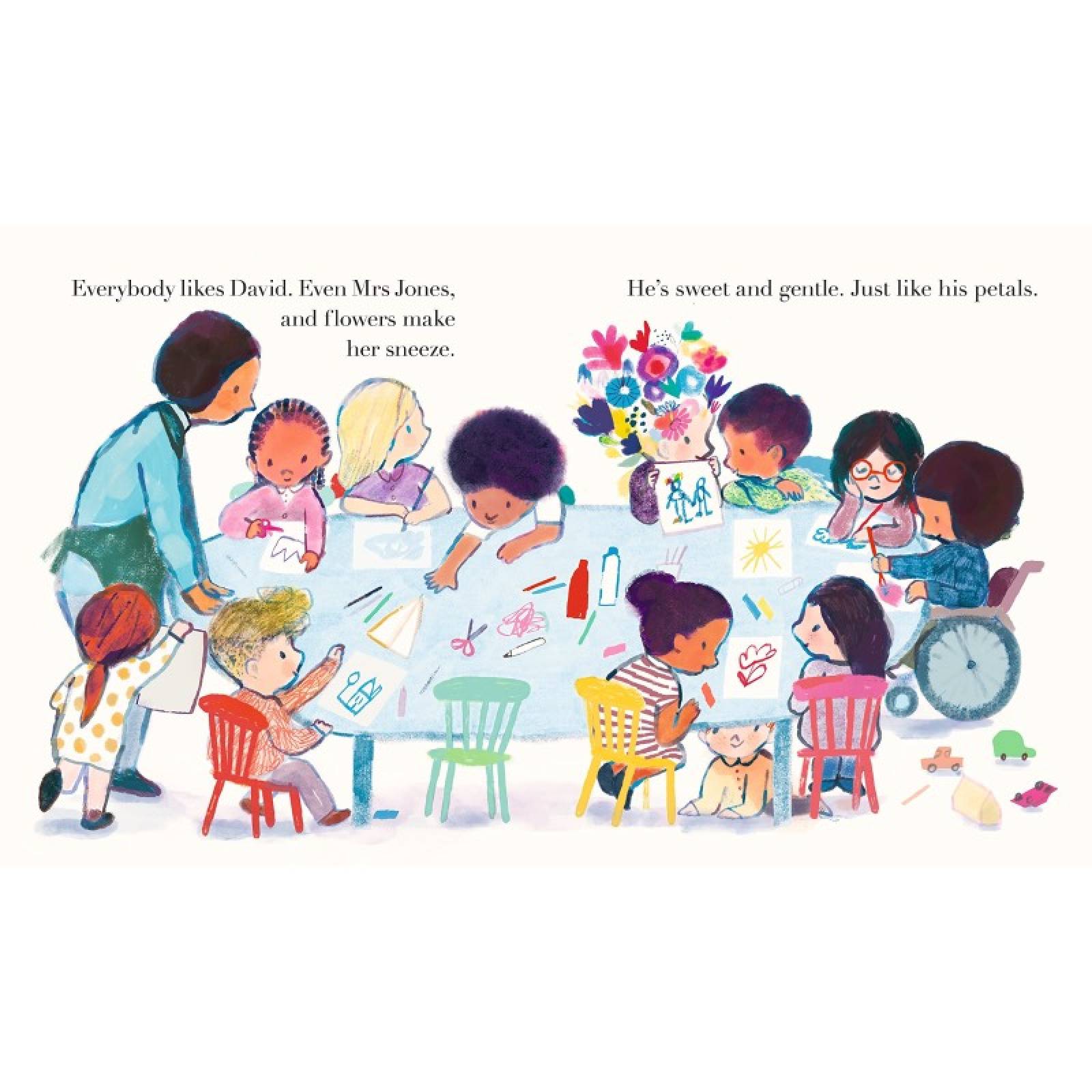 The Boy With Flowers In His Hair By Jarvis - Paperback Book thumbnails