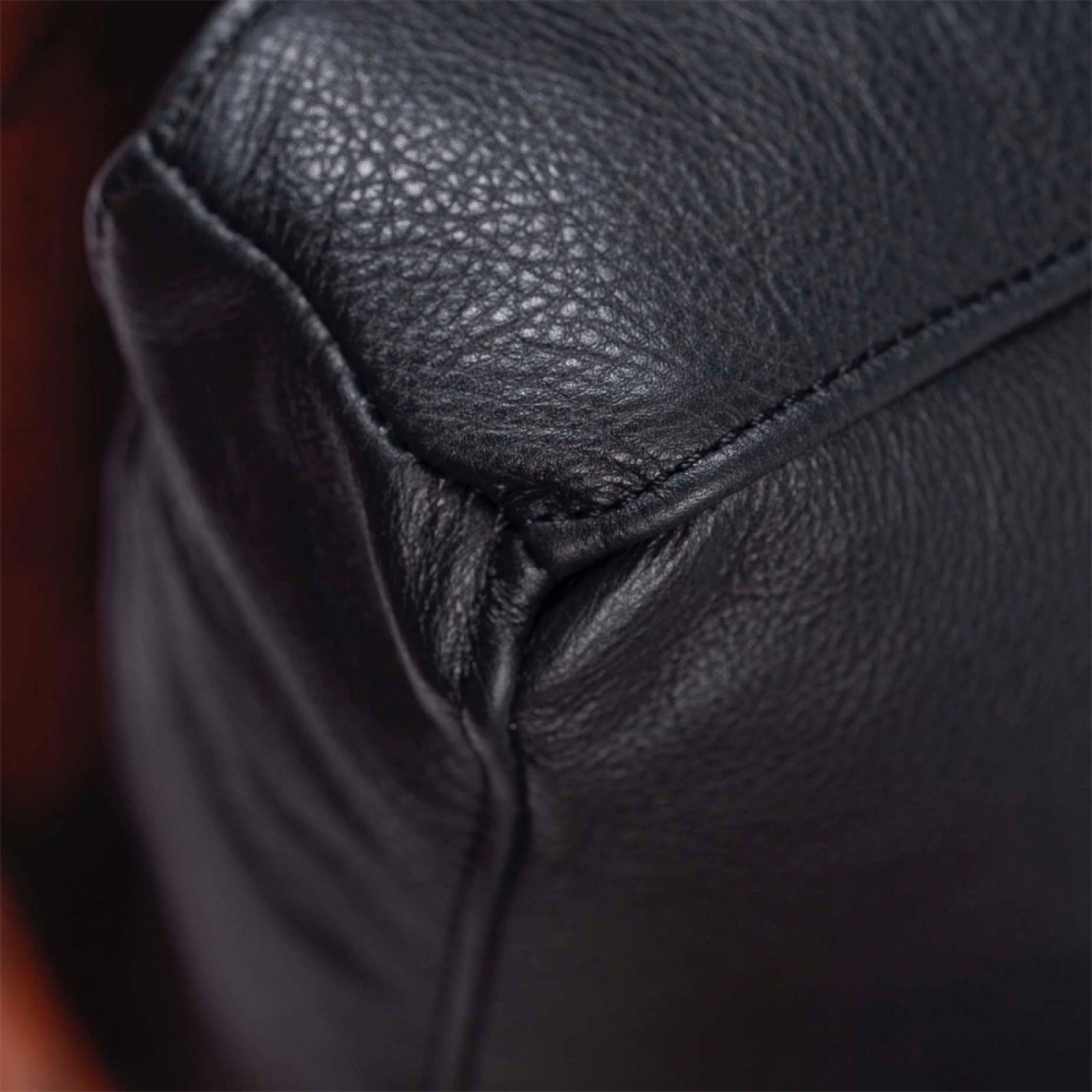 The Karsten Armchair In Black Leather thumbnails