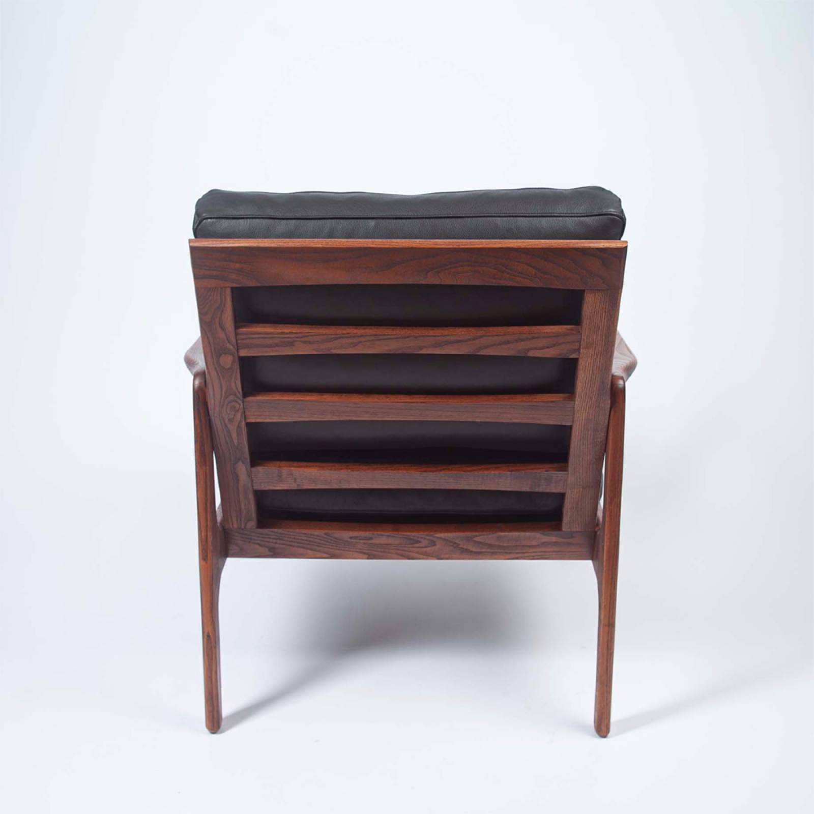 The Karsten Armchair In Black Leather thumbnails