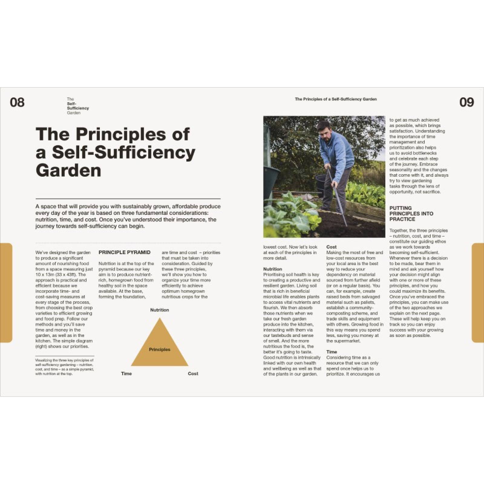 The Self-Sufficiency Garden - Hardback Book thumbnails