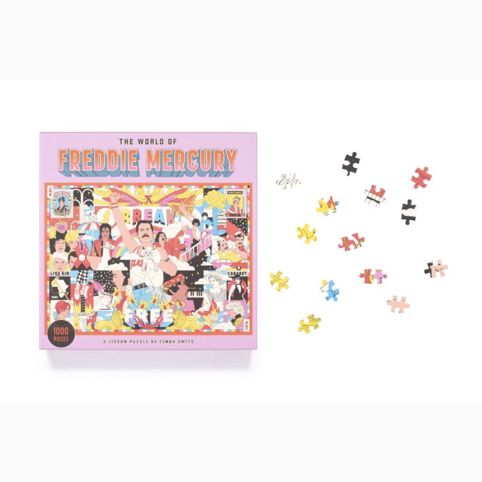The World Of Freddie Mercury - 1000 Piece Jigsaw Puzzle thumbnails