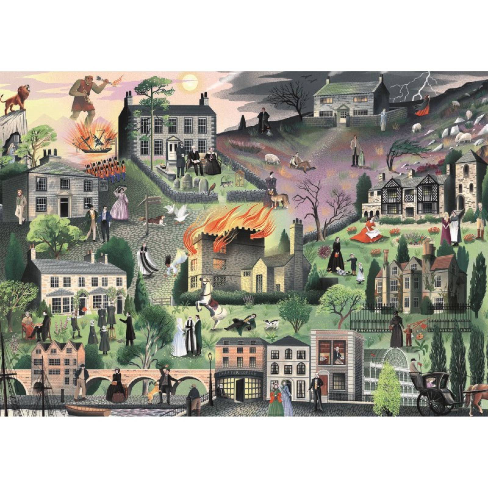 The World Of The Brontes - 1000 Piece Jigsaw Puzzle thumbnails