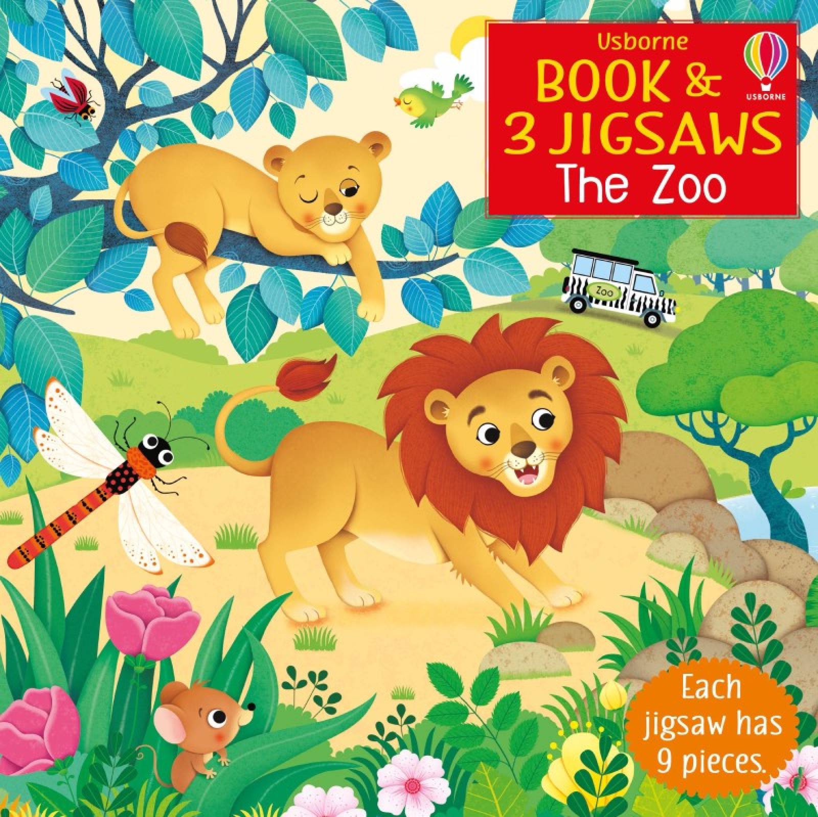 The Zoo - Book & 3 Jigsaw Puzzles