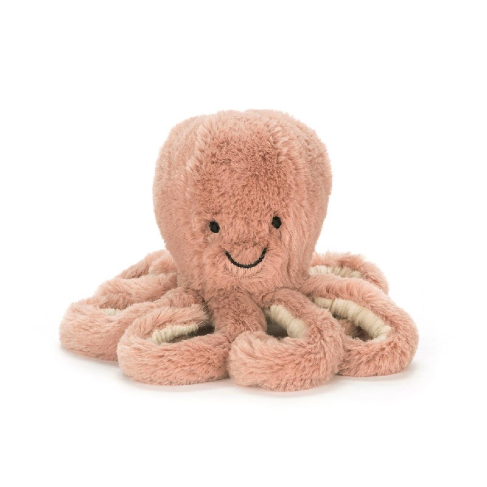 Tiny Baby Odell Octopus Soft Toy By Jellycat thumbnails