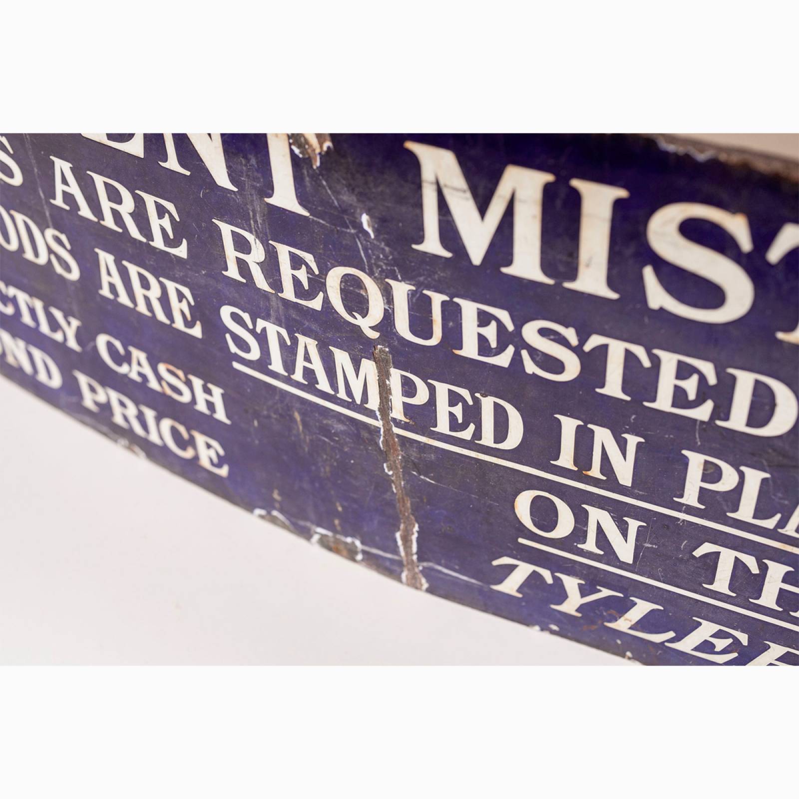 Vintage Shop Sign - To Prevent Mistakes thumbnails