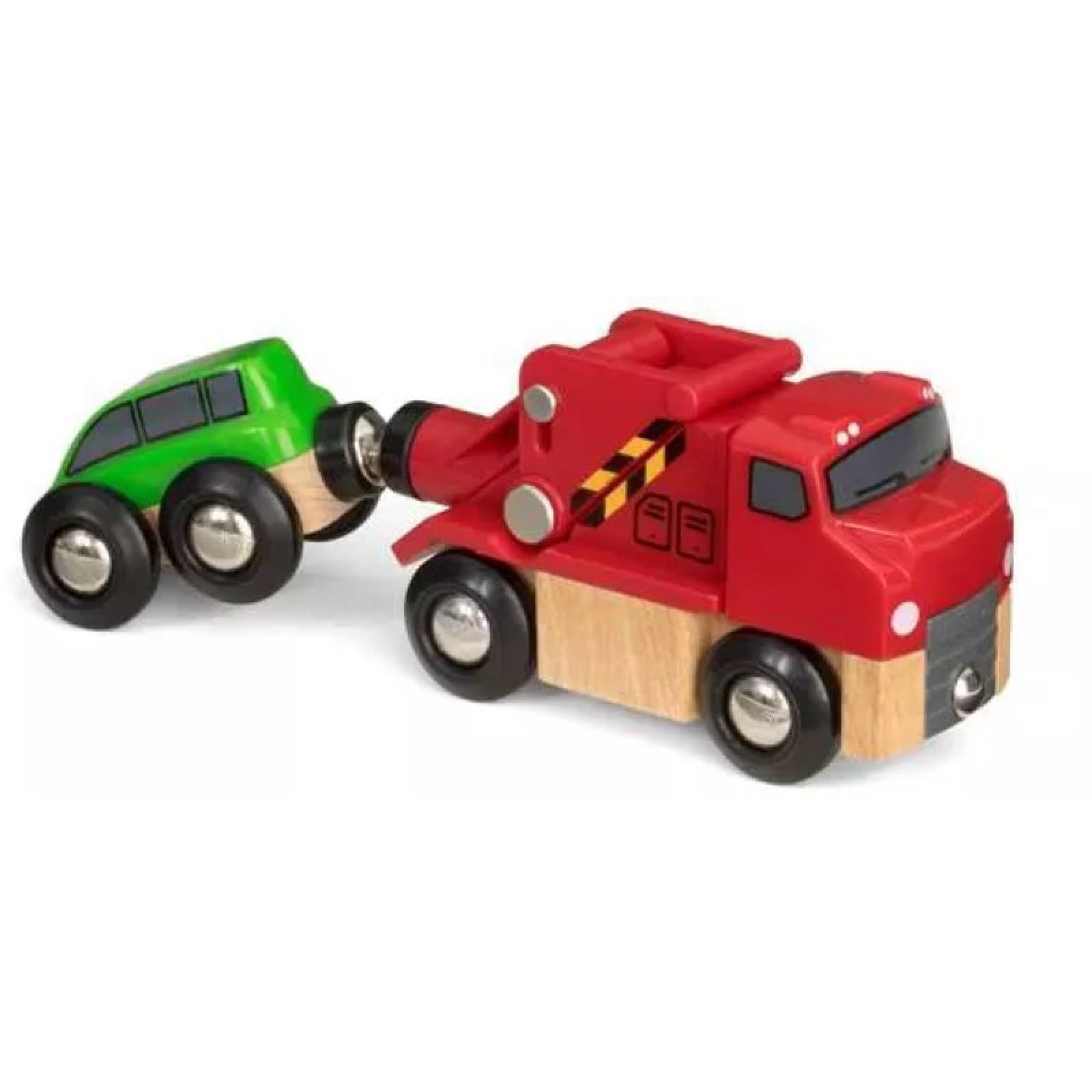 Tow Truck By Brio Wooden Railway 3+ thumbnails