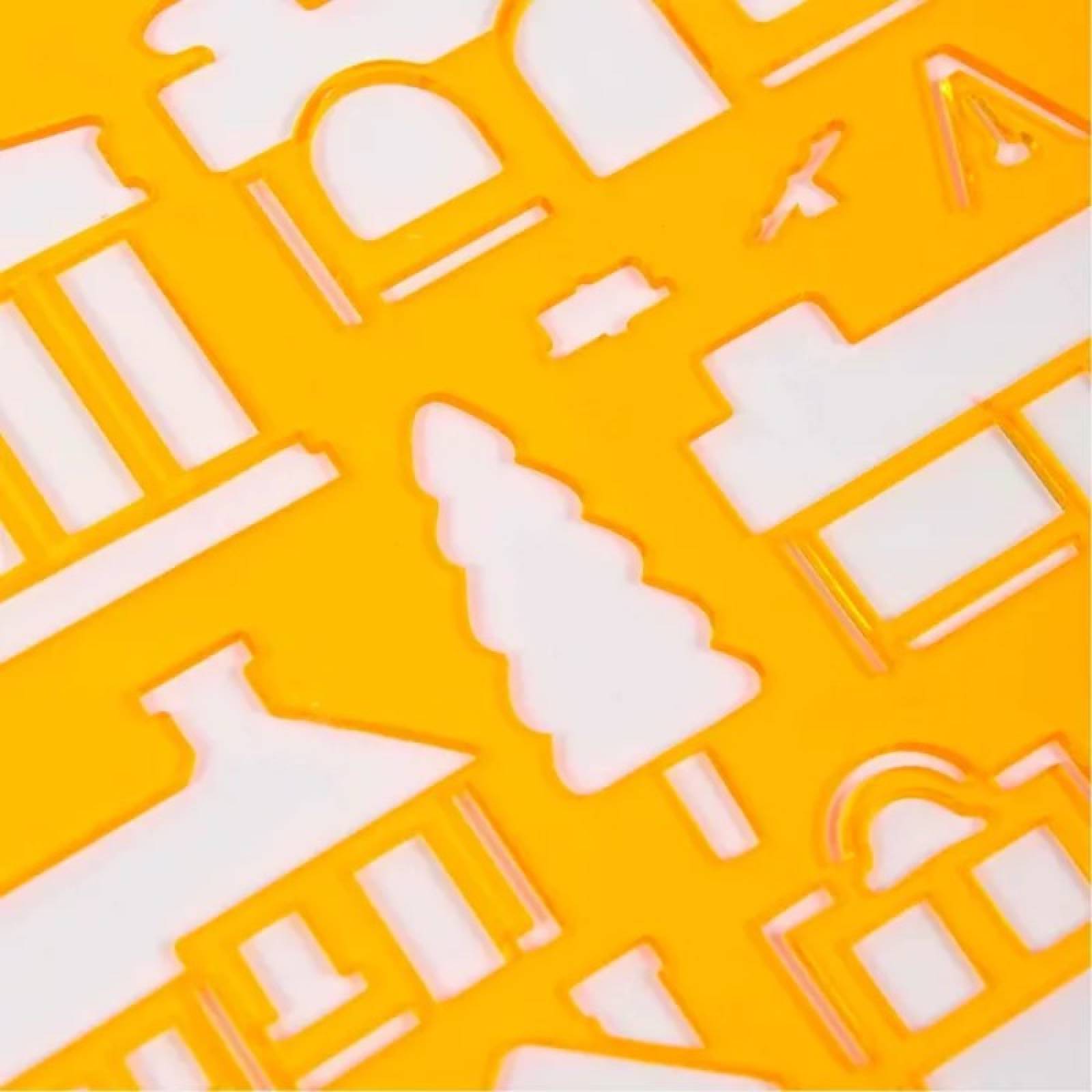 Town - Drawing Stencils Set By Moulin Roty 4+ thumbnails
